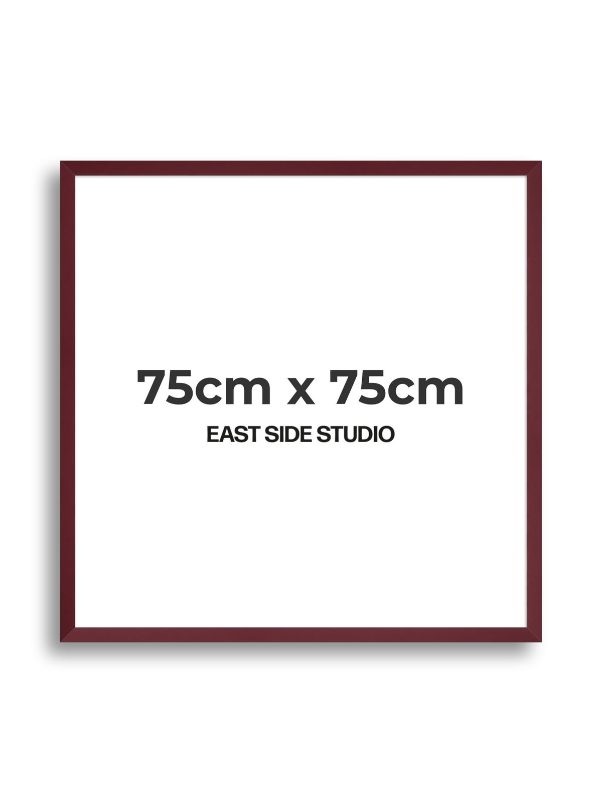 Burgundy 75cm x 75cm picture frame