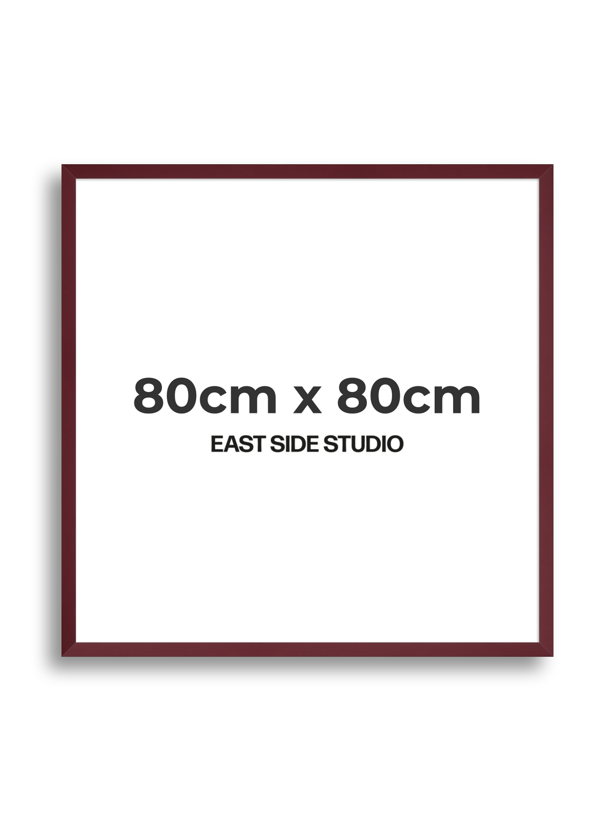 Burgundy 80cm x 80cm picture frame