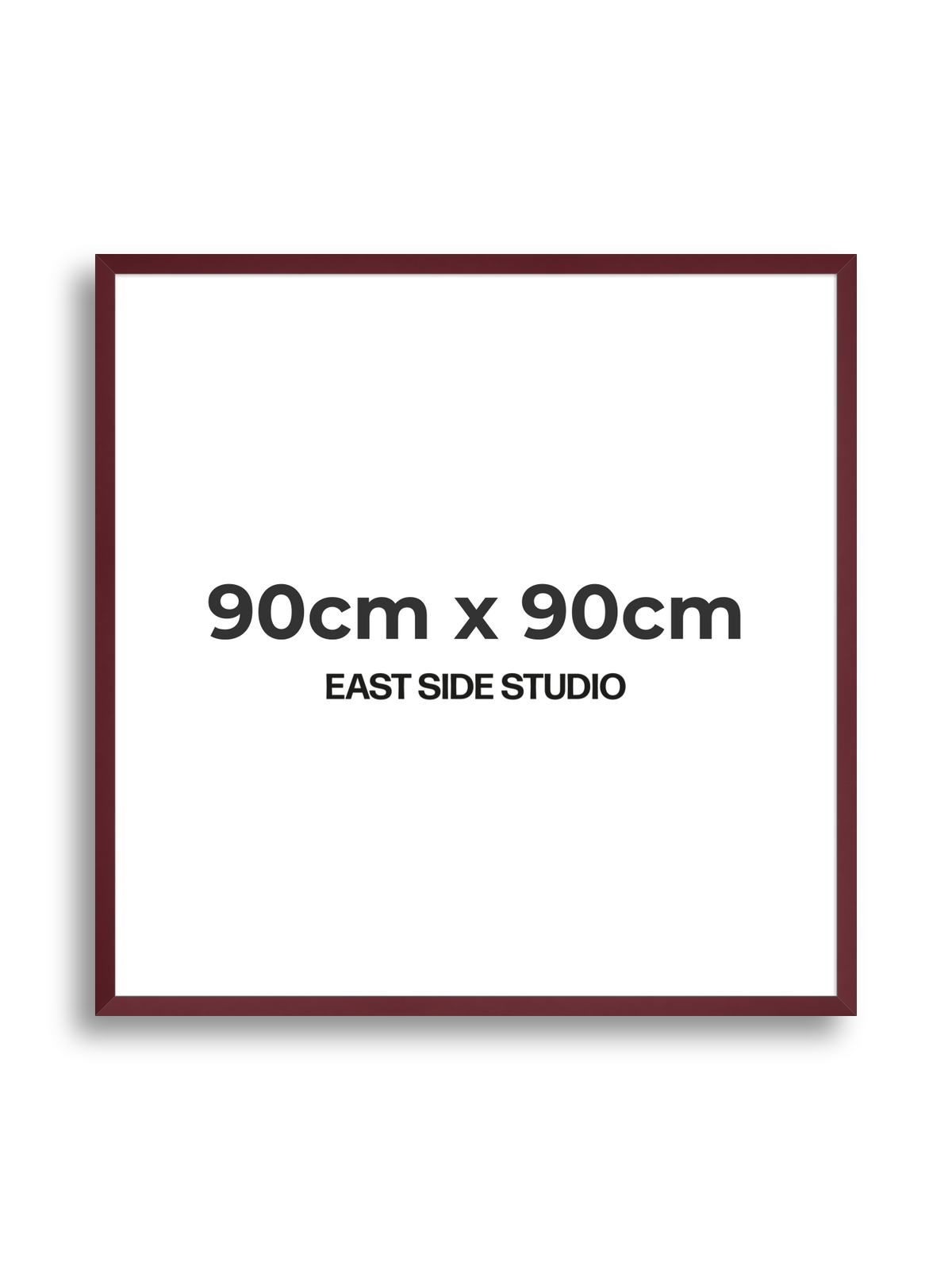 Burgundy 90cm x 90cm picture frame