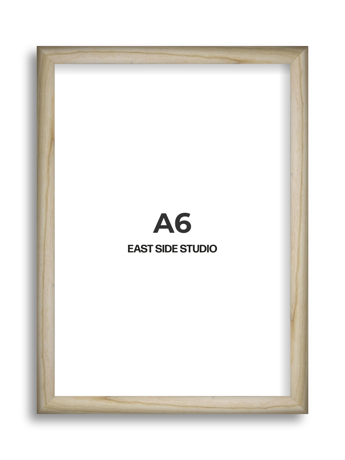 Natural Wood A6 picture frame