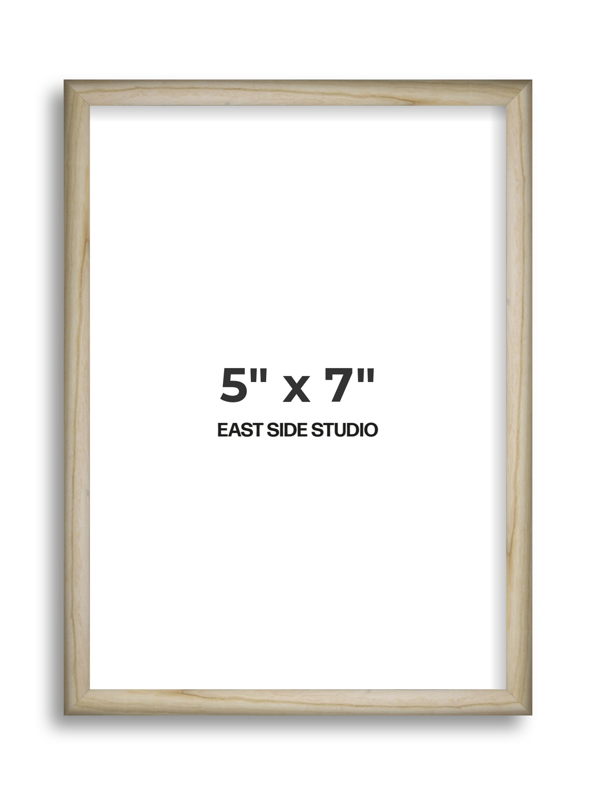 Natural Wood 5" x 7" picture frame
