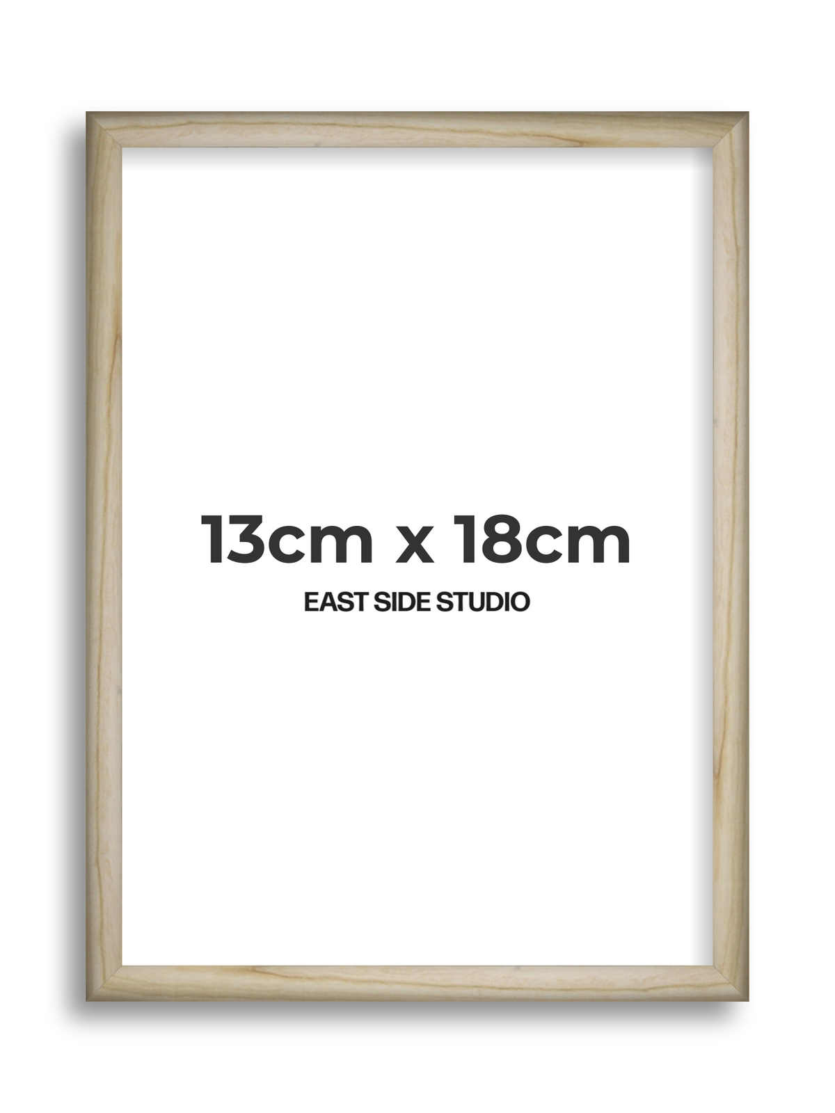 Natural Wood 13cm x 18cm picture frame