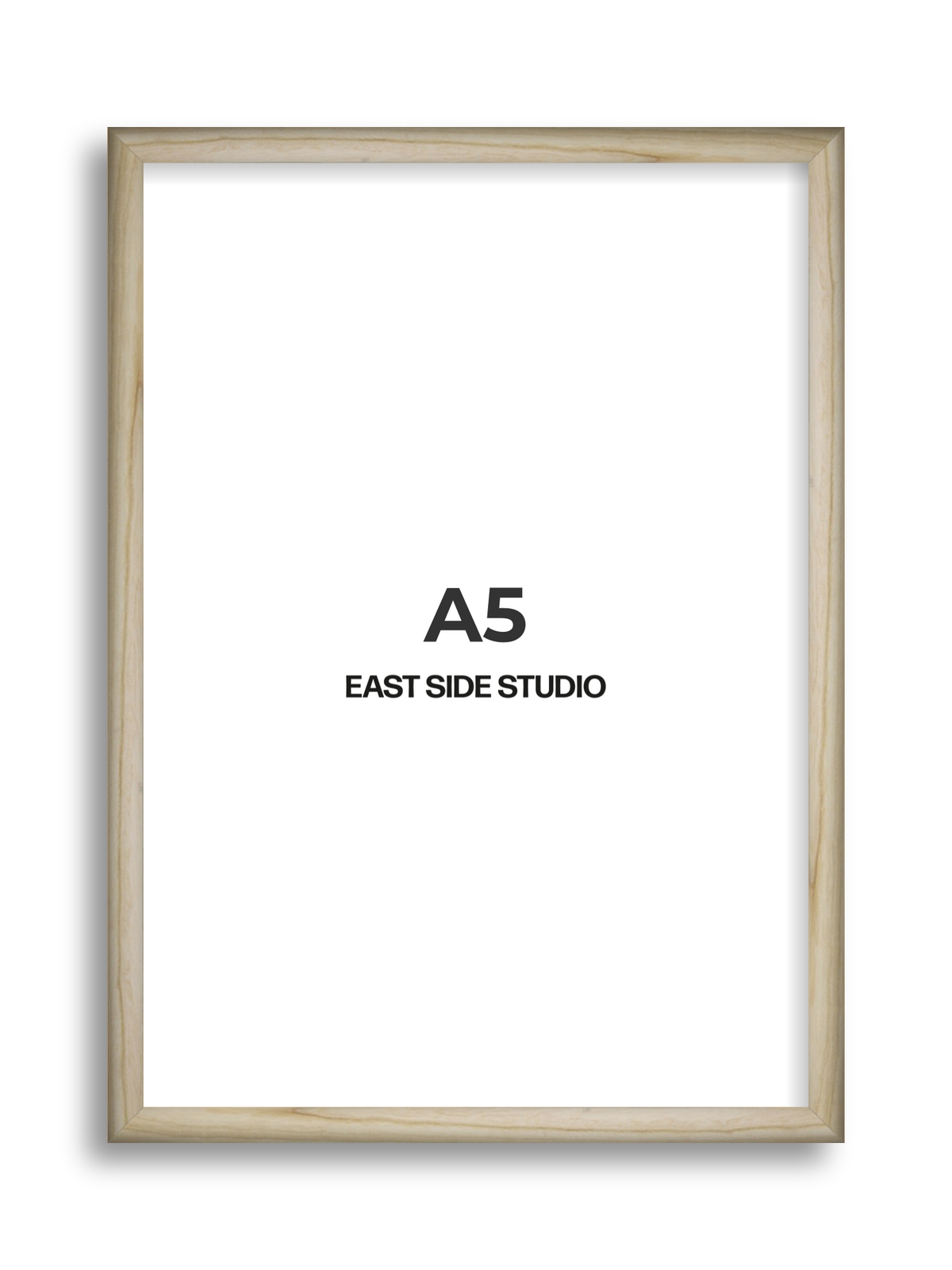 Natural Wood A5 picture frame