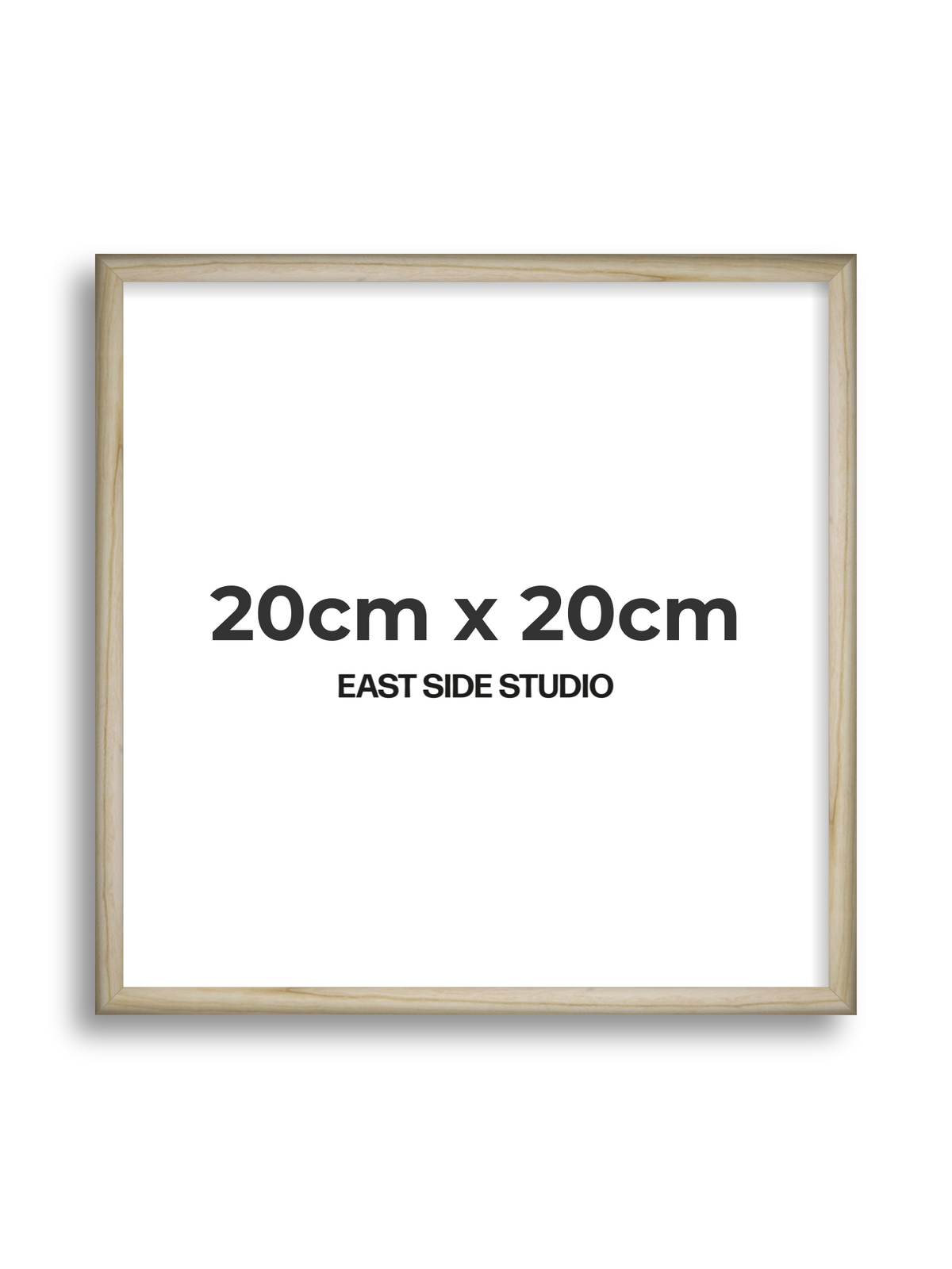 Natural Wood 20cm x 20cm picture frame