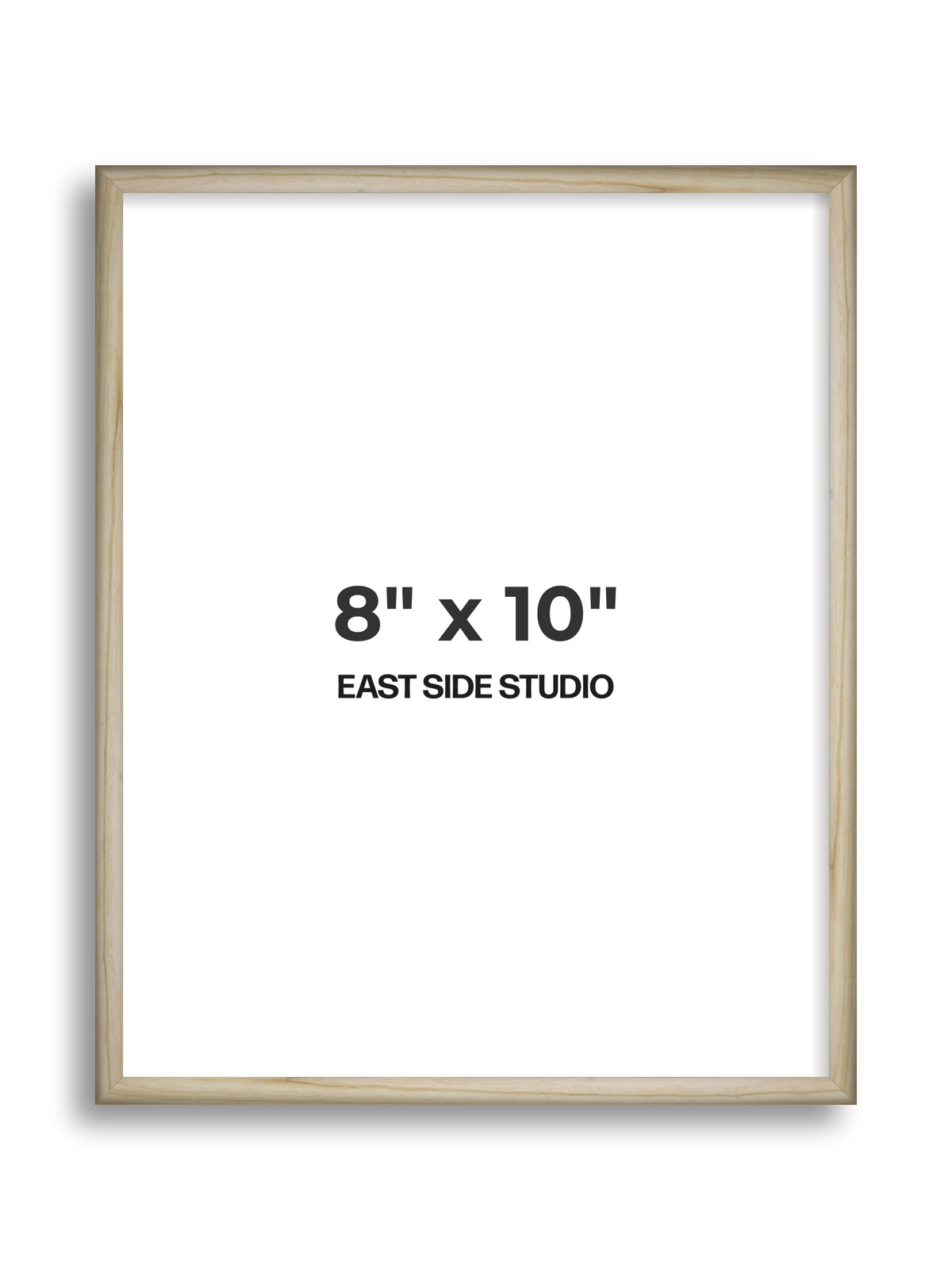 Natural Wood 8" x 10" picture frame