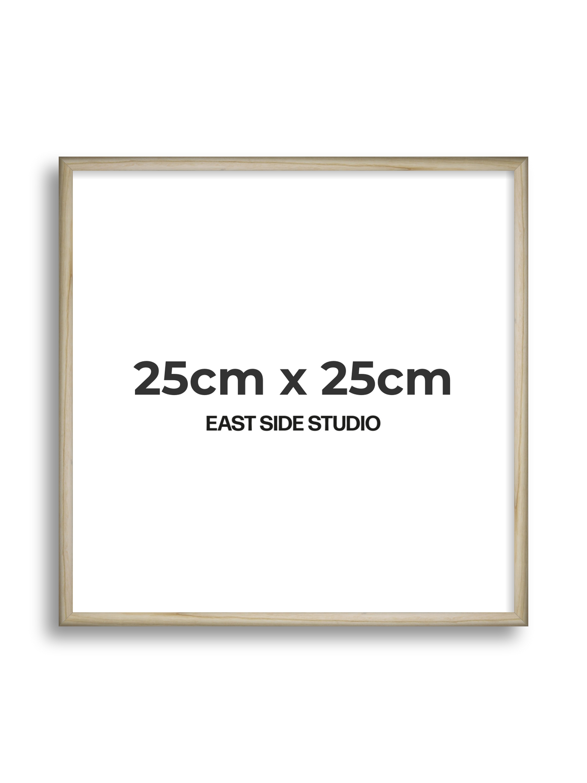 Natural Wood 25cm x 25cm picture frame