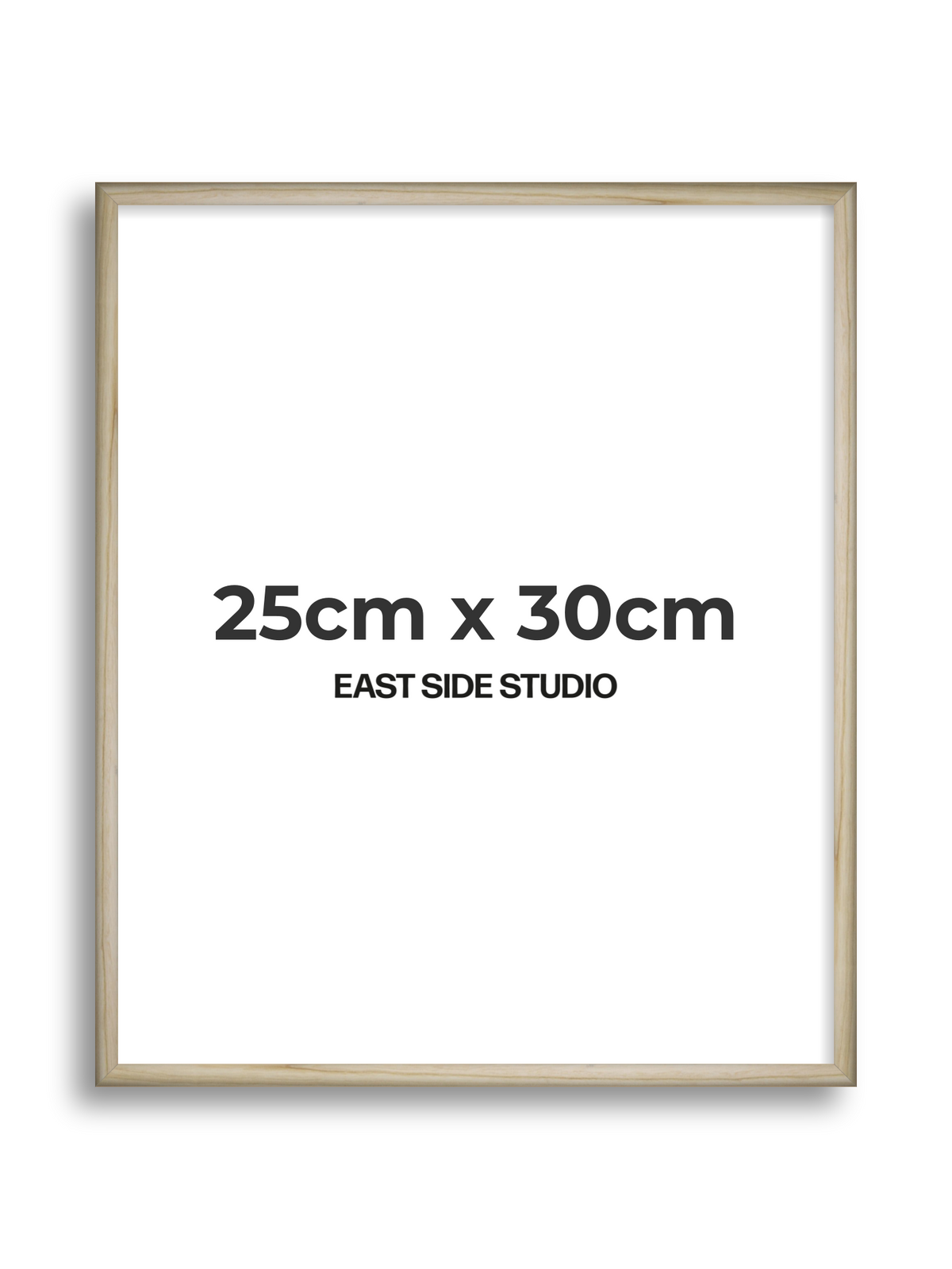 Natural Wood 25cm x 30cm picture frame
