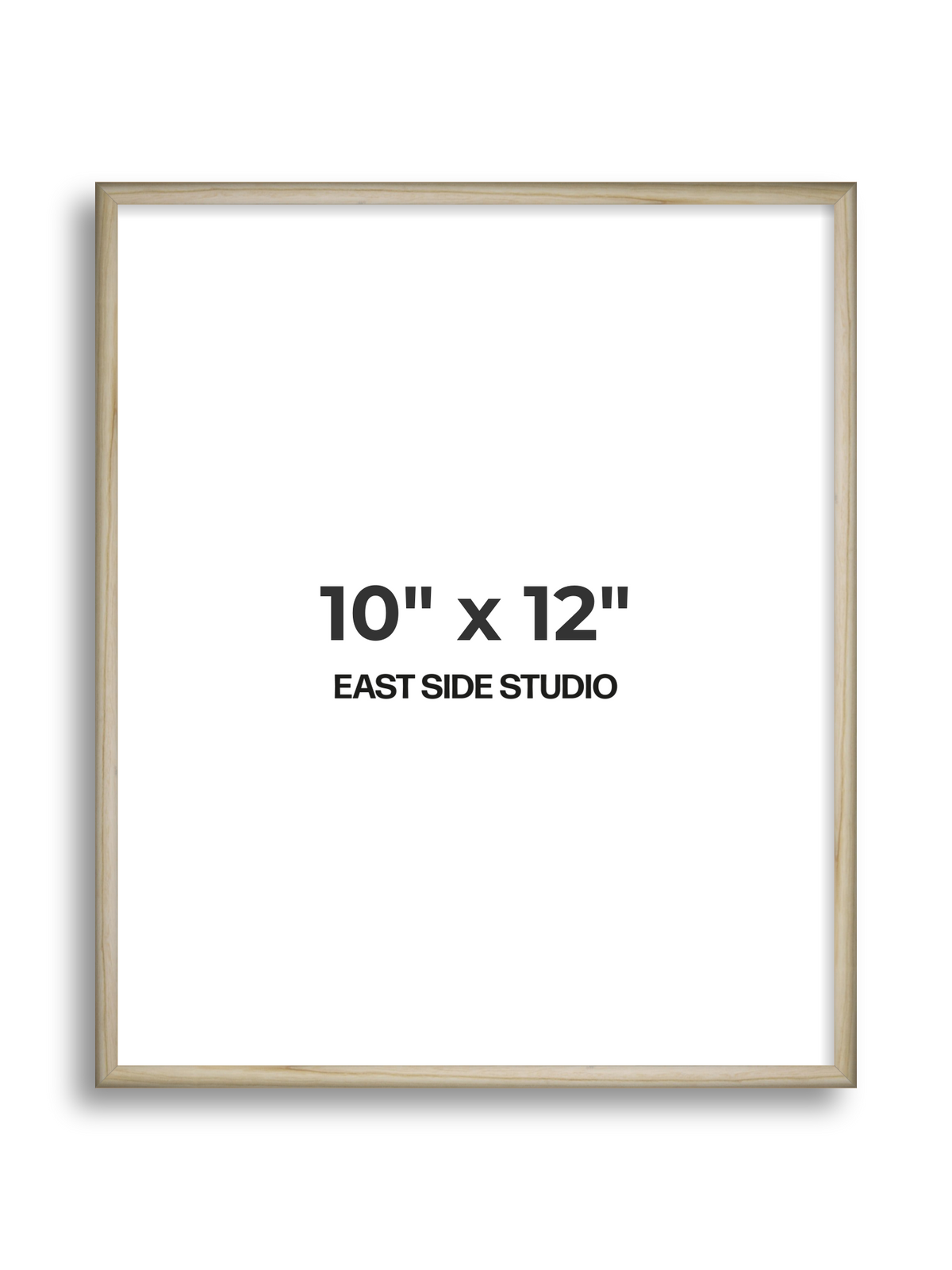 Natural Wood 10" x 12" picture frame
