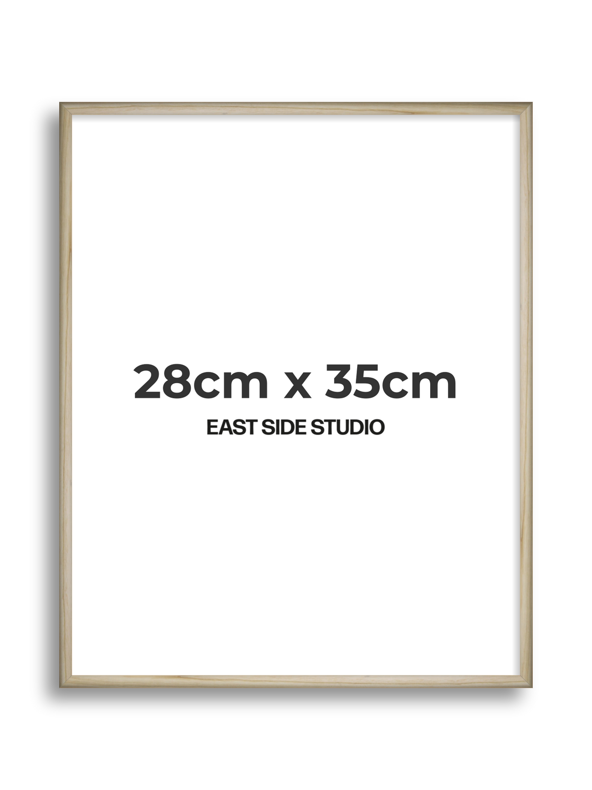 Natural Wood 28cm x 35cm picture frame