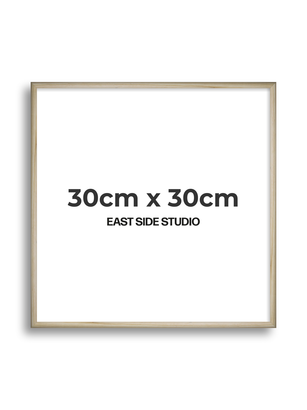 Natural Wood 30cm x 30cm picture frame