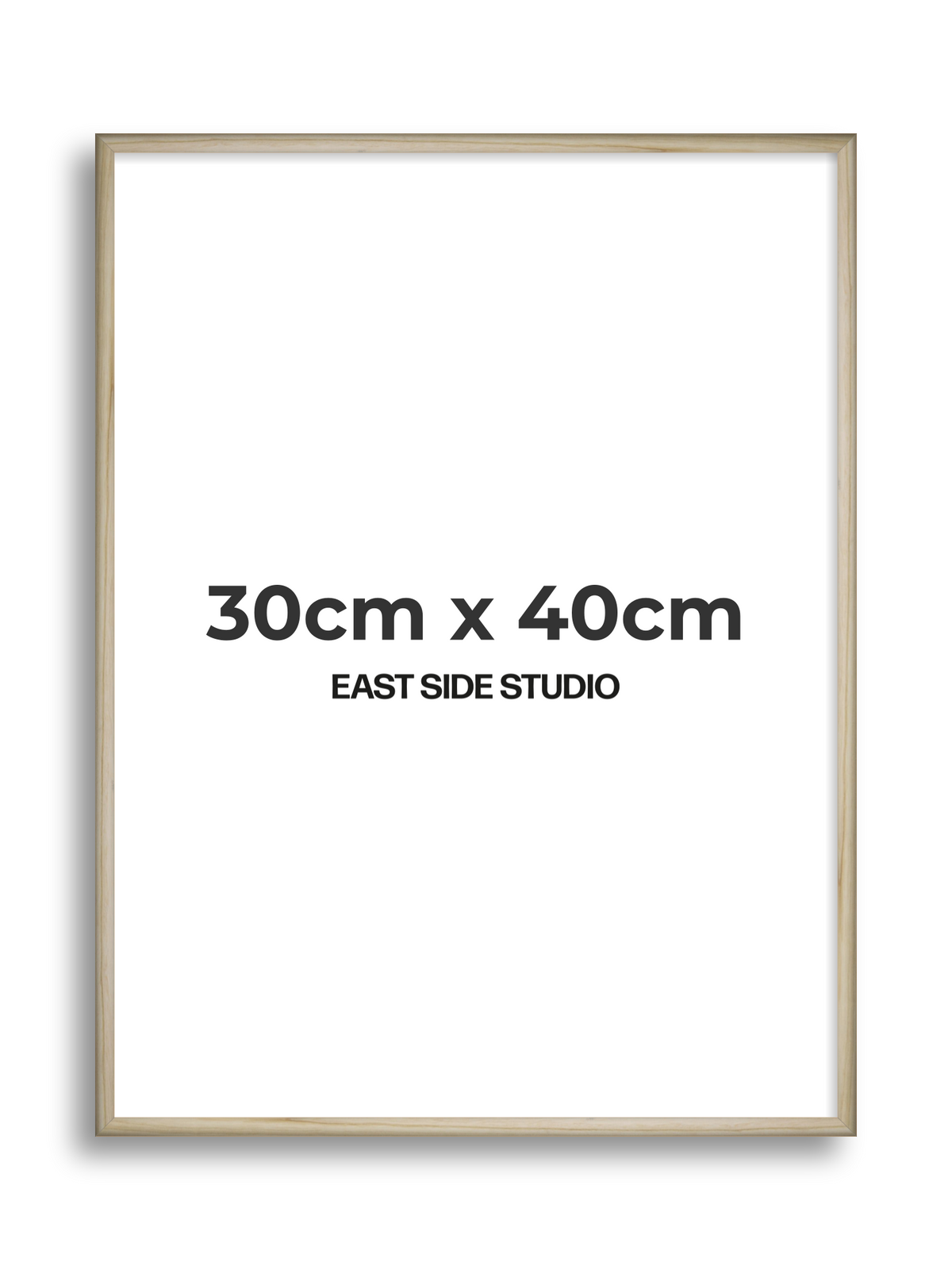 Natural Wood 30cm x 40cm picture frame