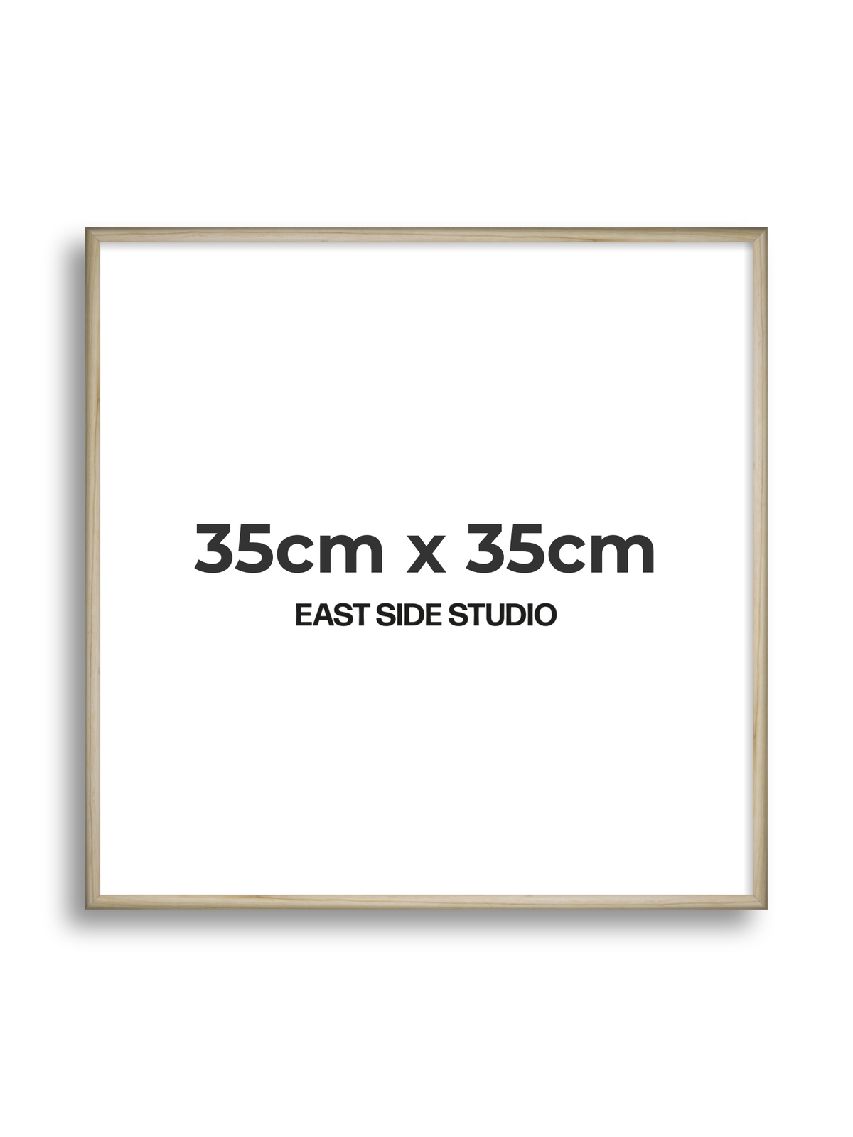 Natural Wood 35cm x 35cm picture frame
