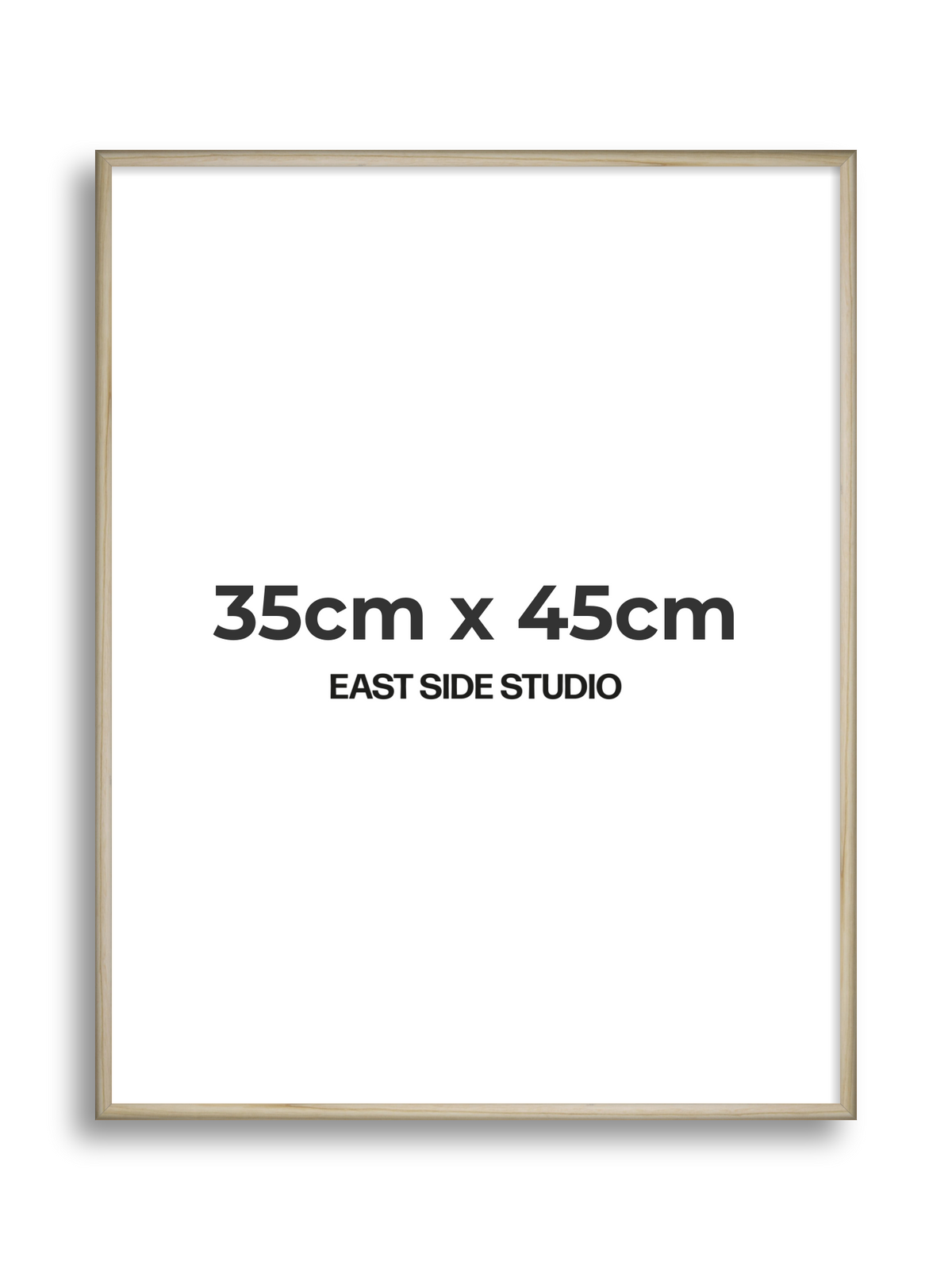 Natural Wood 35cm x 45cm picture frame