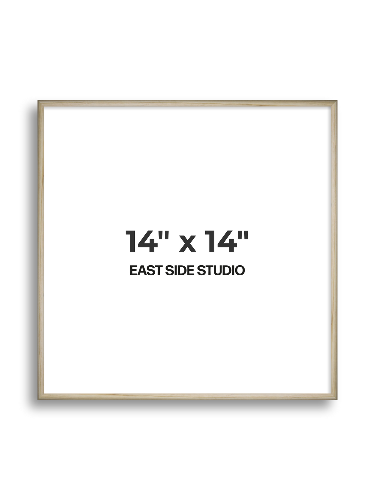 Natural Wood 14" x 14" picture frame