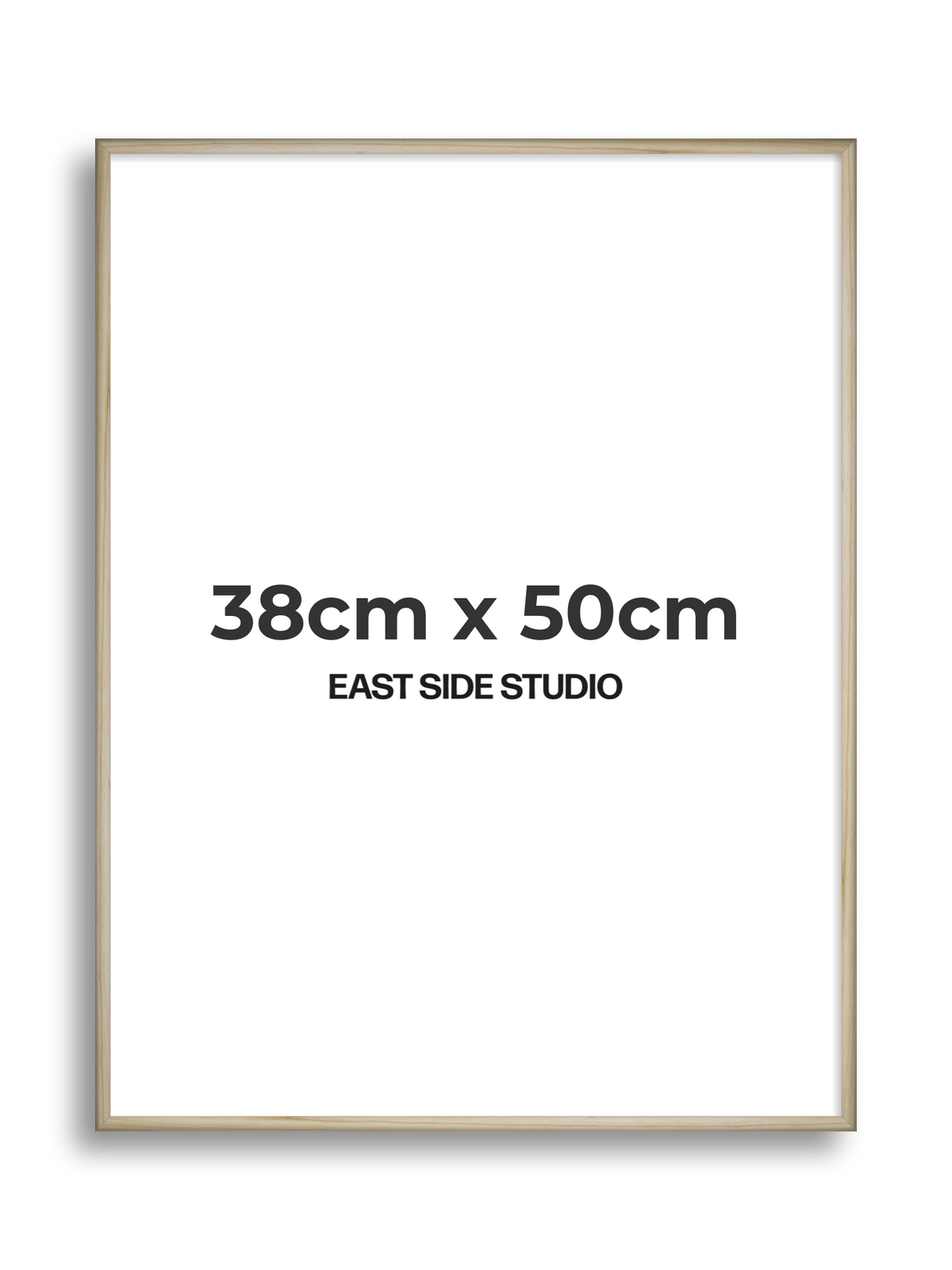 Natural Wood 38cm x 50cm picture frame