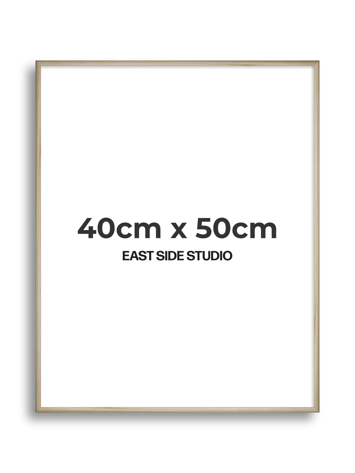 Natural Wood 40cm x 50cm picture frame