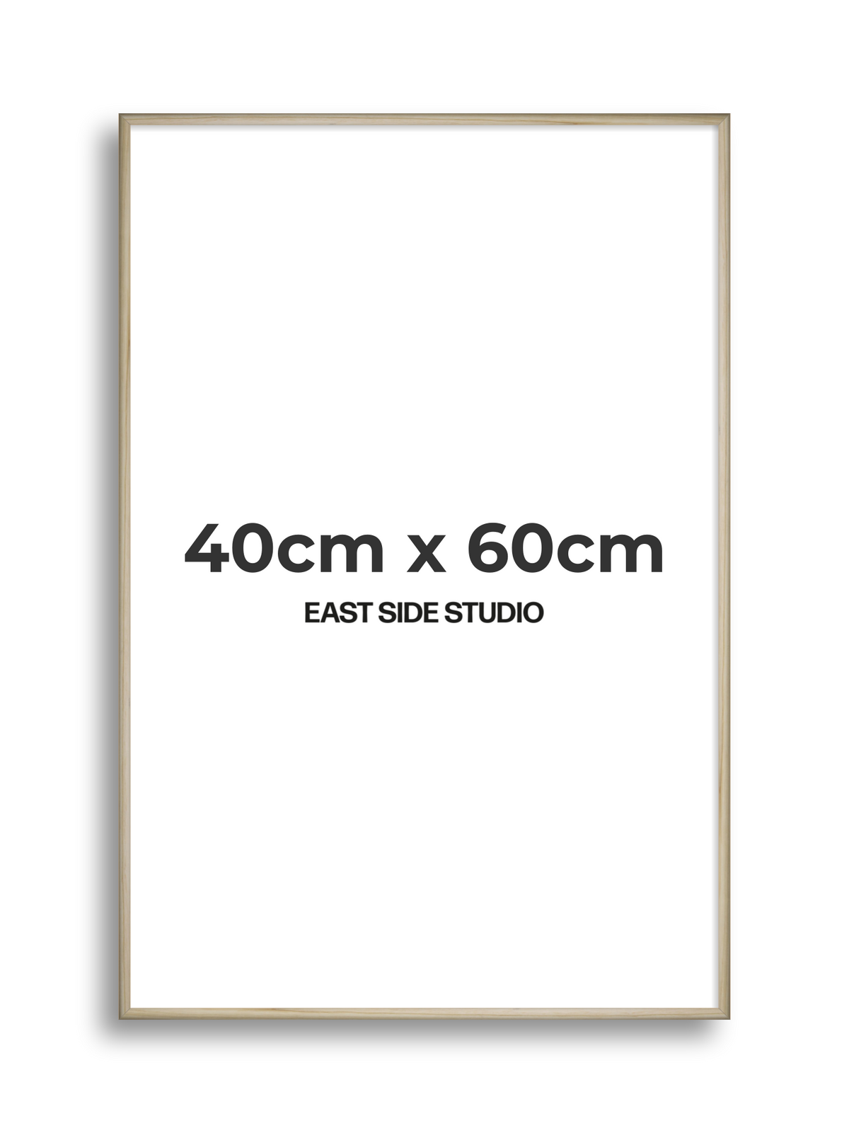 Natural Wood 40cm x 60cm picture frame