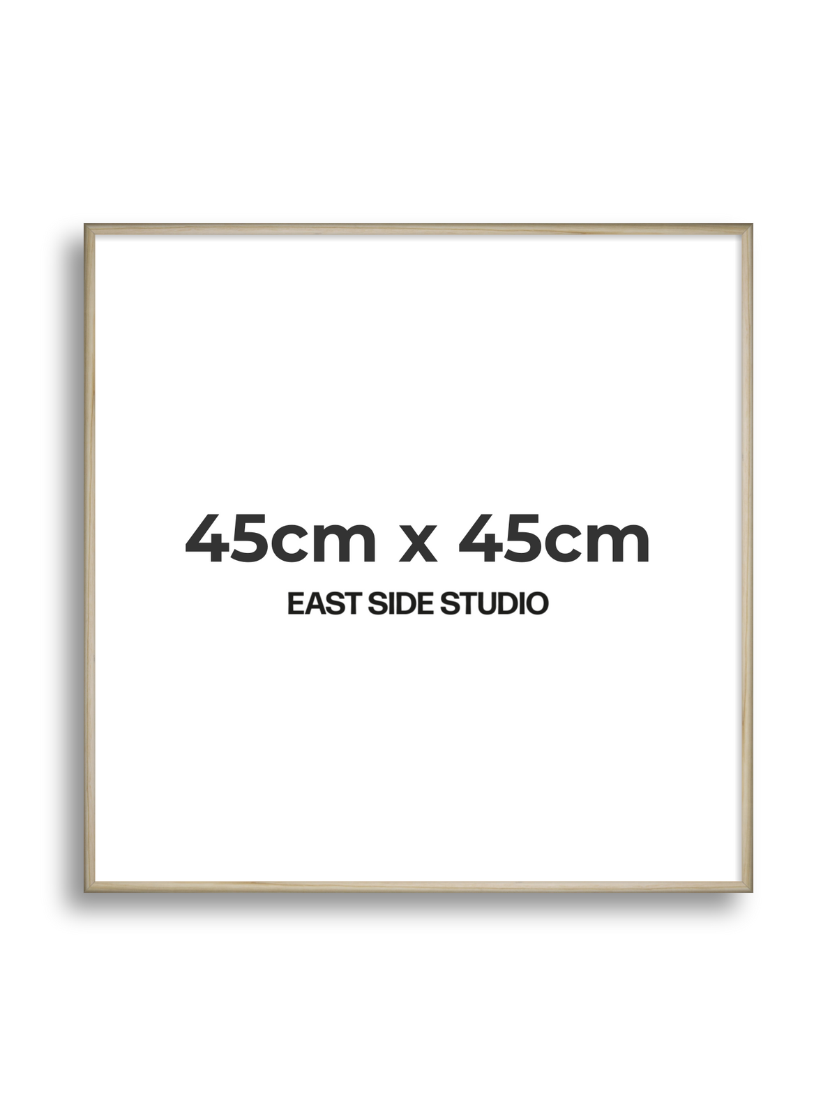 Natural Wood 45cm x 45cm picture frame