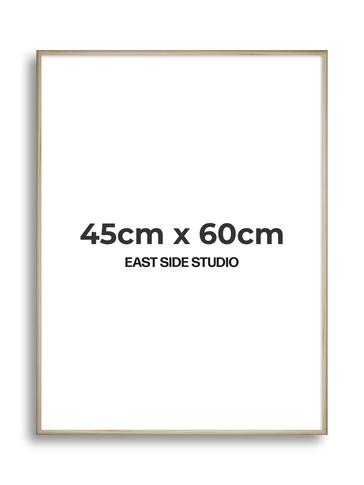 Natural Wood 45cm x 60cm picture frame