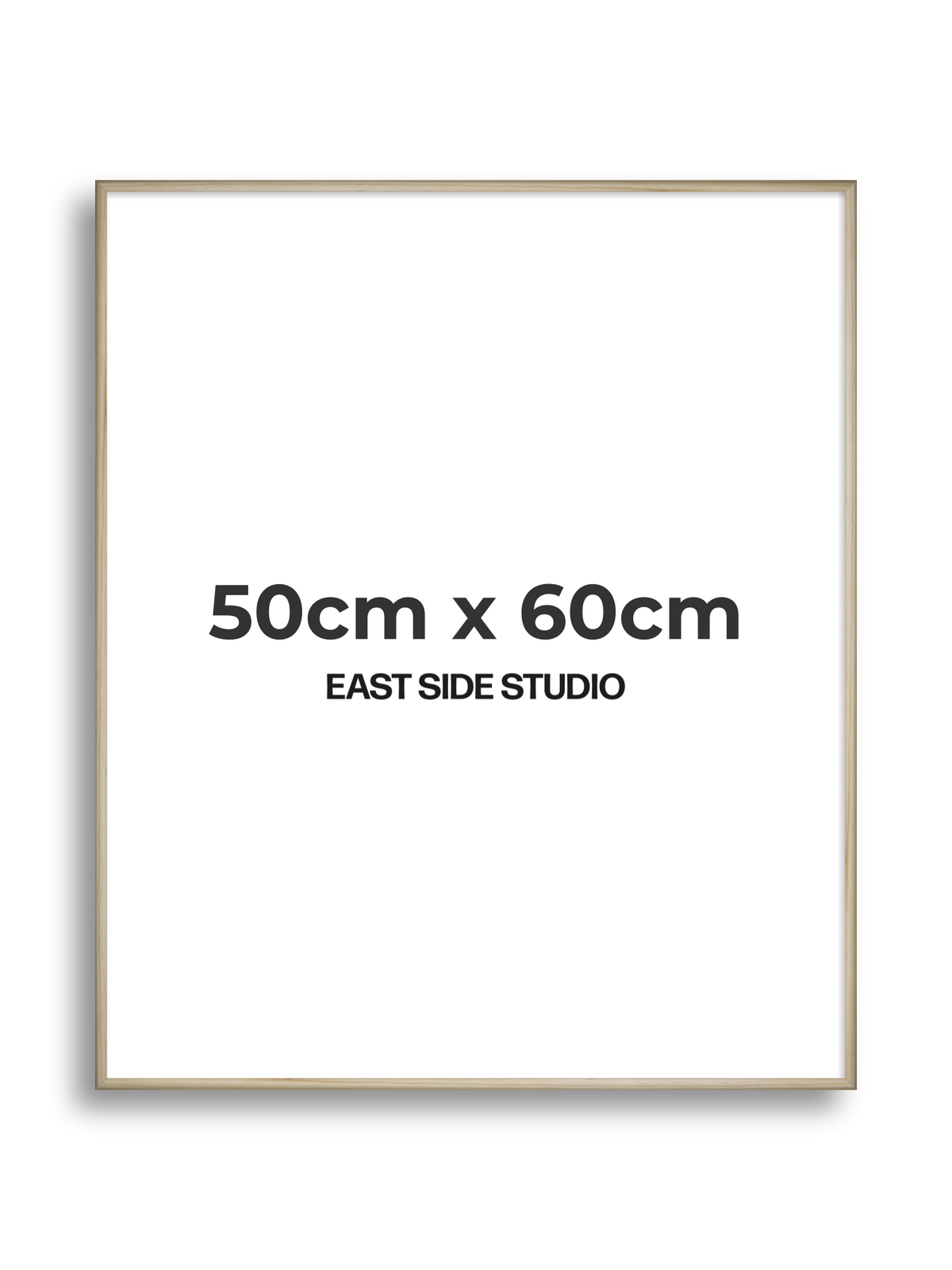 Natural Wood 50cm x 60cm picture frame