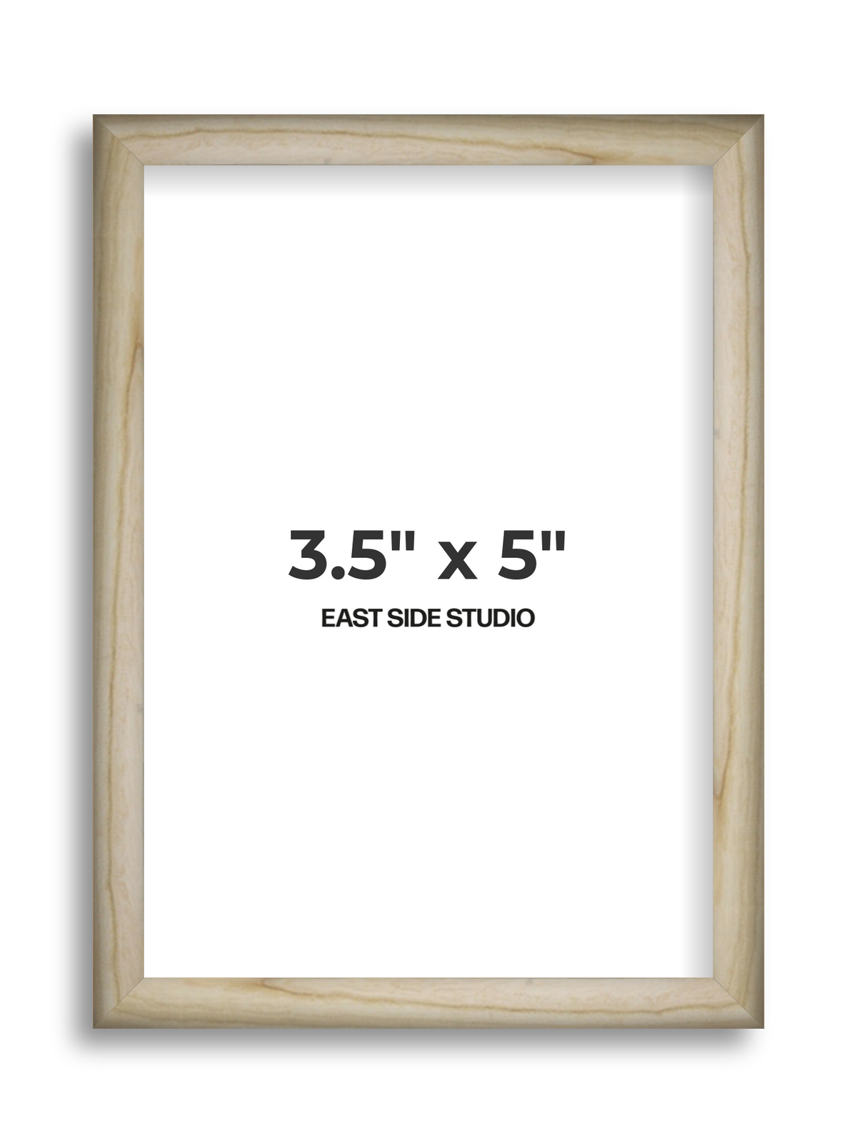 Natural Wood 3.5" x 5" picture frame