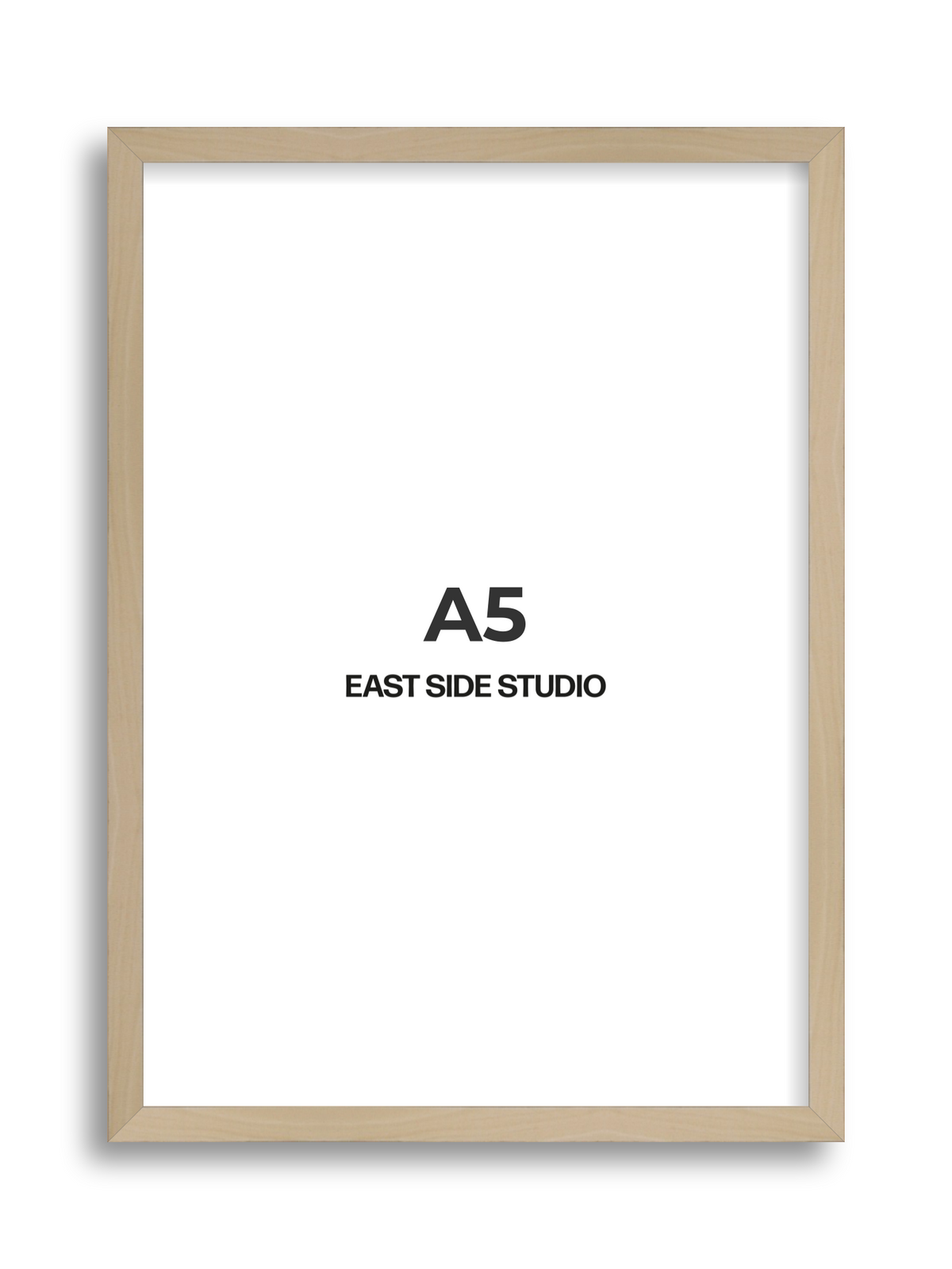 Natural Wood A5 picture frame