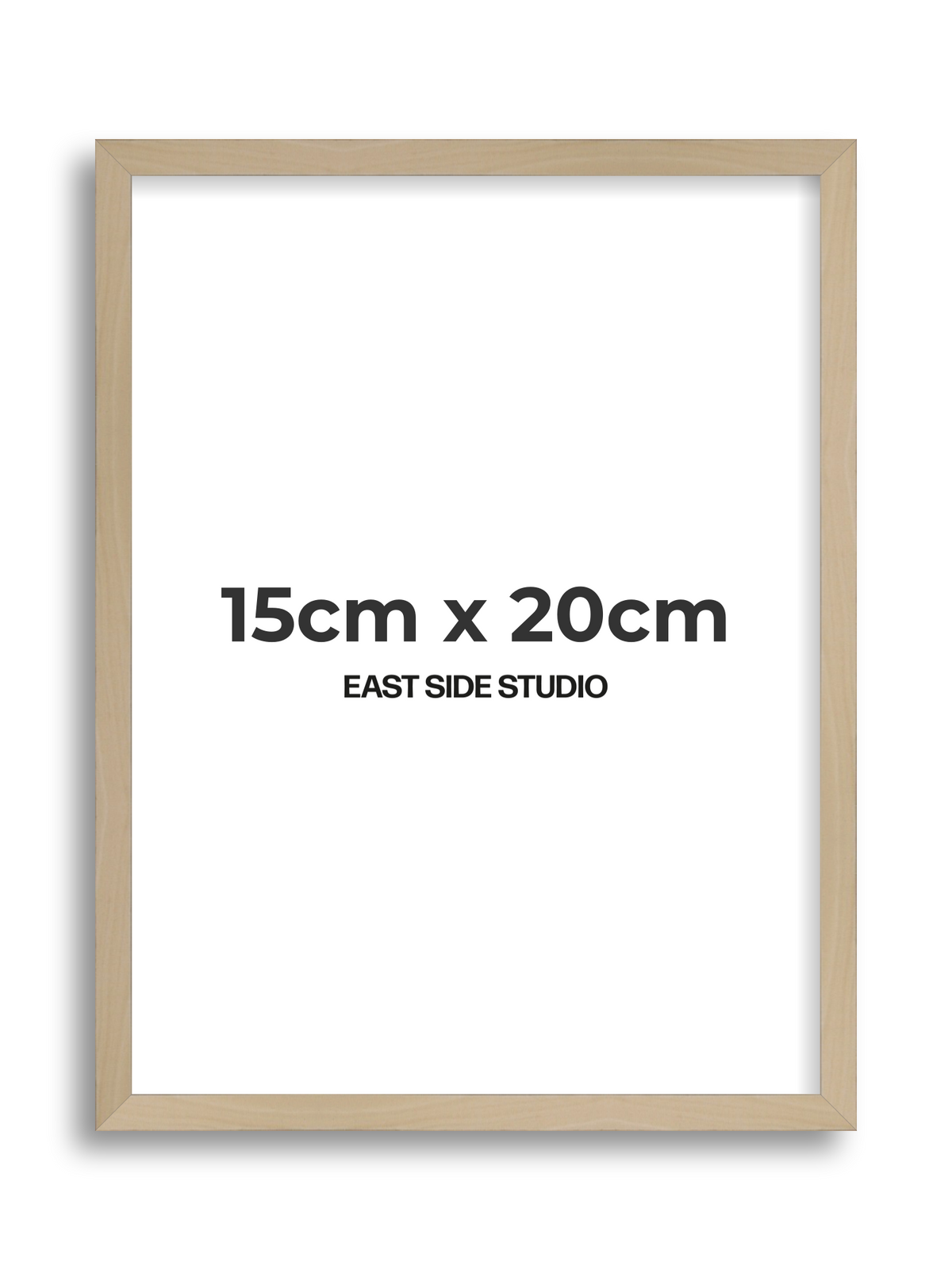 Natural Wood 15cm x 20cm picture frame