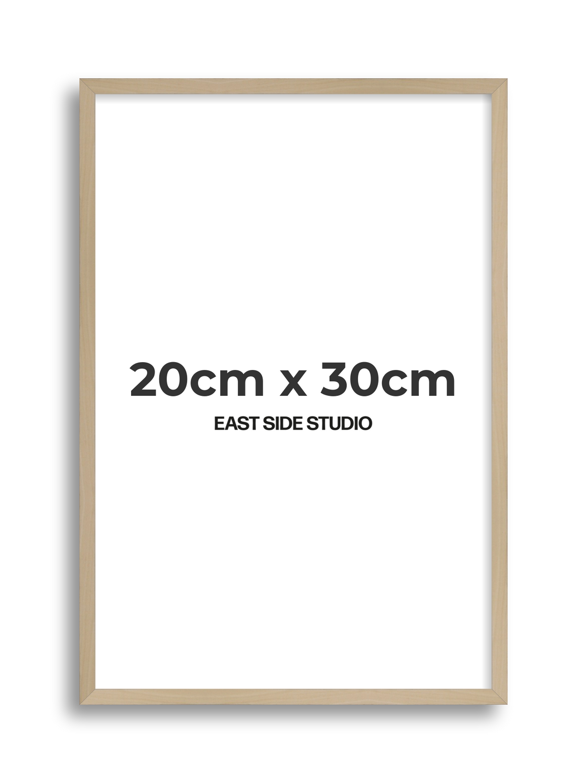 Natural Wood 20cm x 30cm picture frame