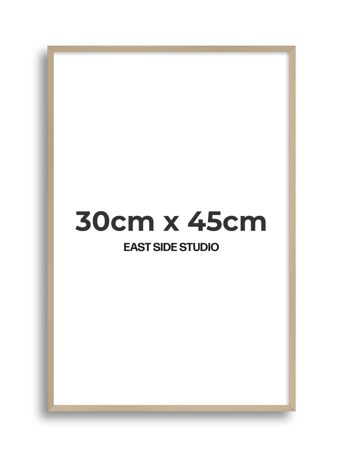 Natural Wood 30cm x 45cm picture frame