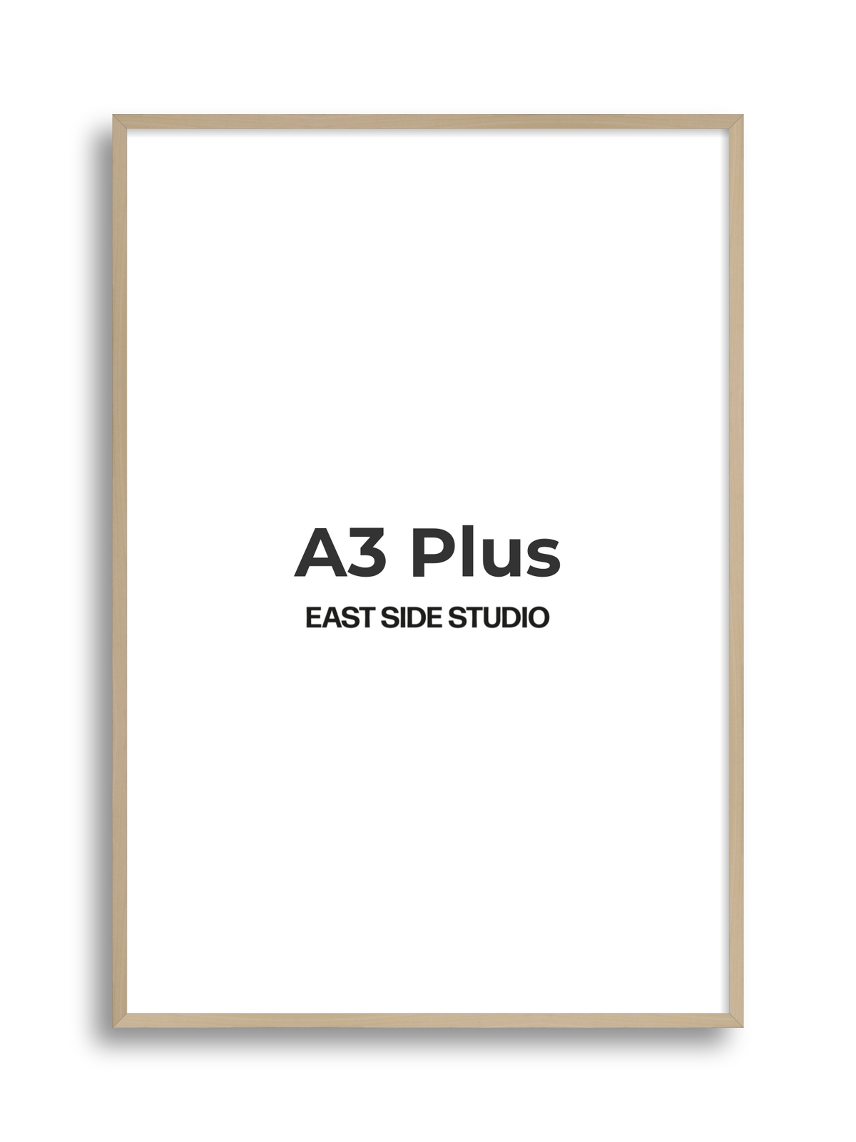 Natural Wood A3 Plus picture frame