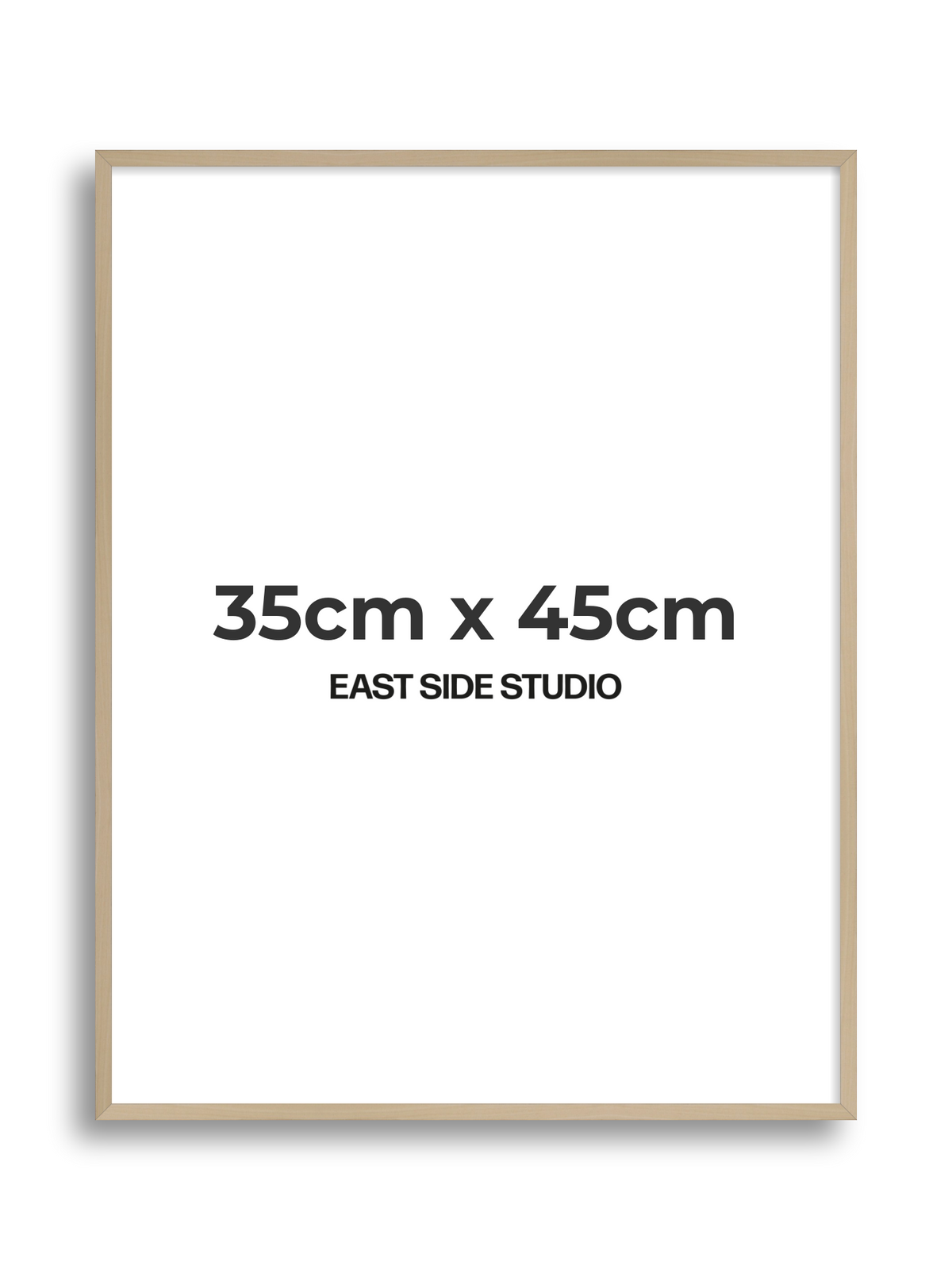 Natural Wood 35cm x 45cm picture frame