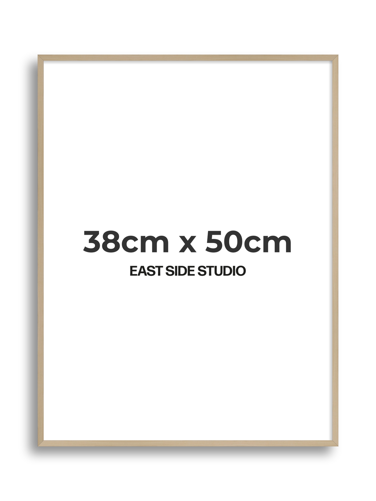 Natural Wood 38cm x 50cm picture frame