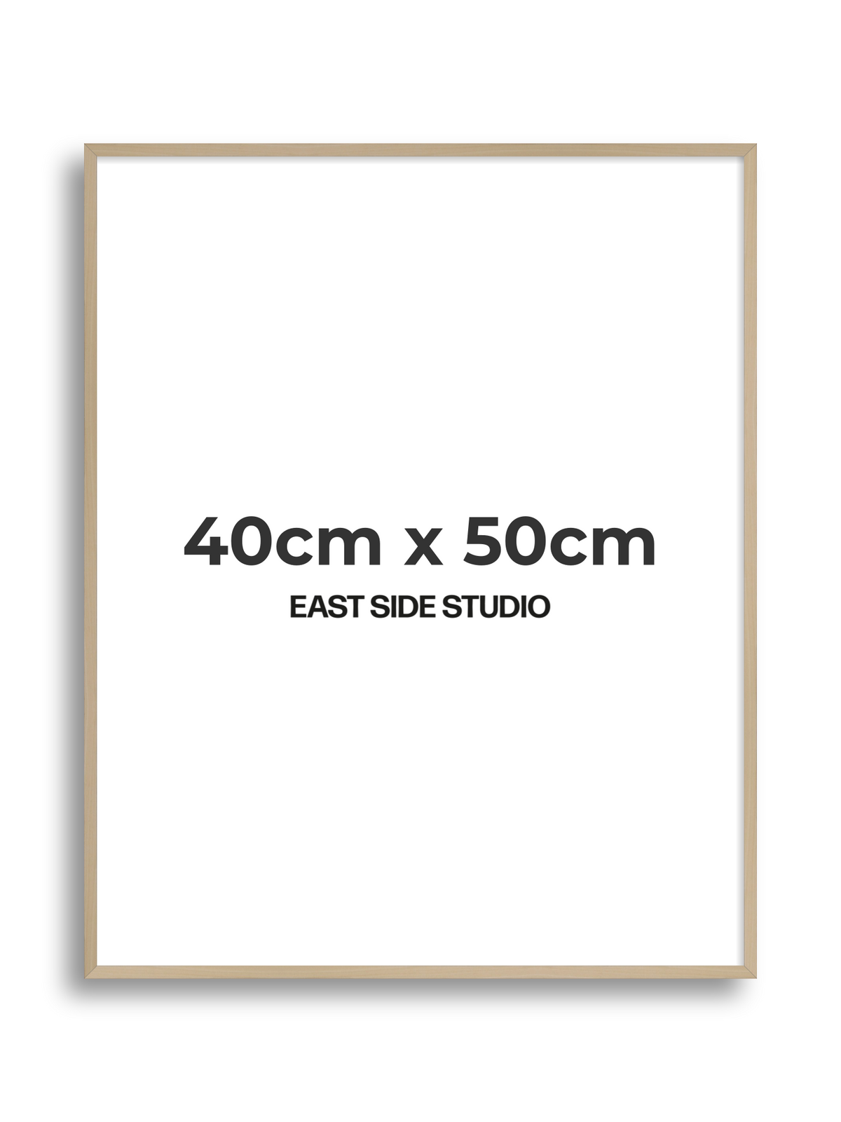 Natural Wood 40cm x 50cm picture frame