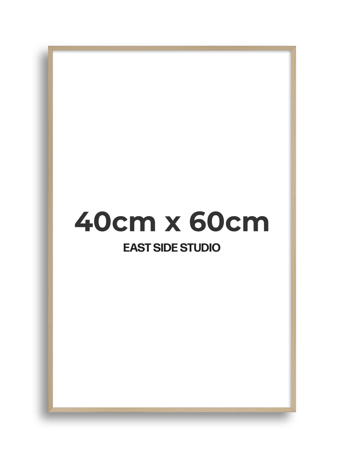 Natural Wood 40cm x 60cm picture frame
