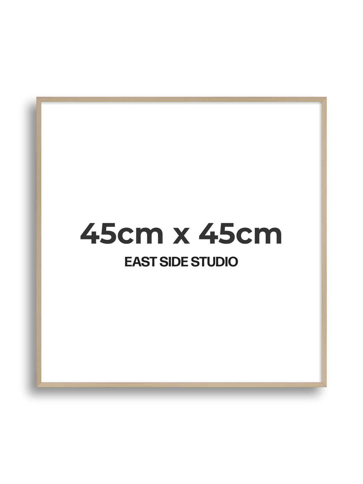 Natural Wood 45cm x 45cm picture frame