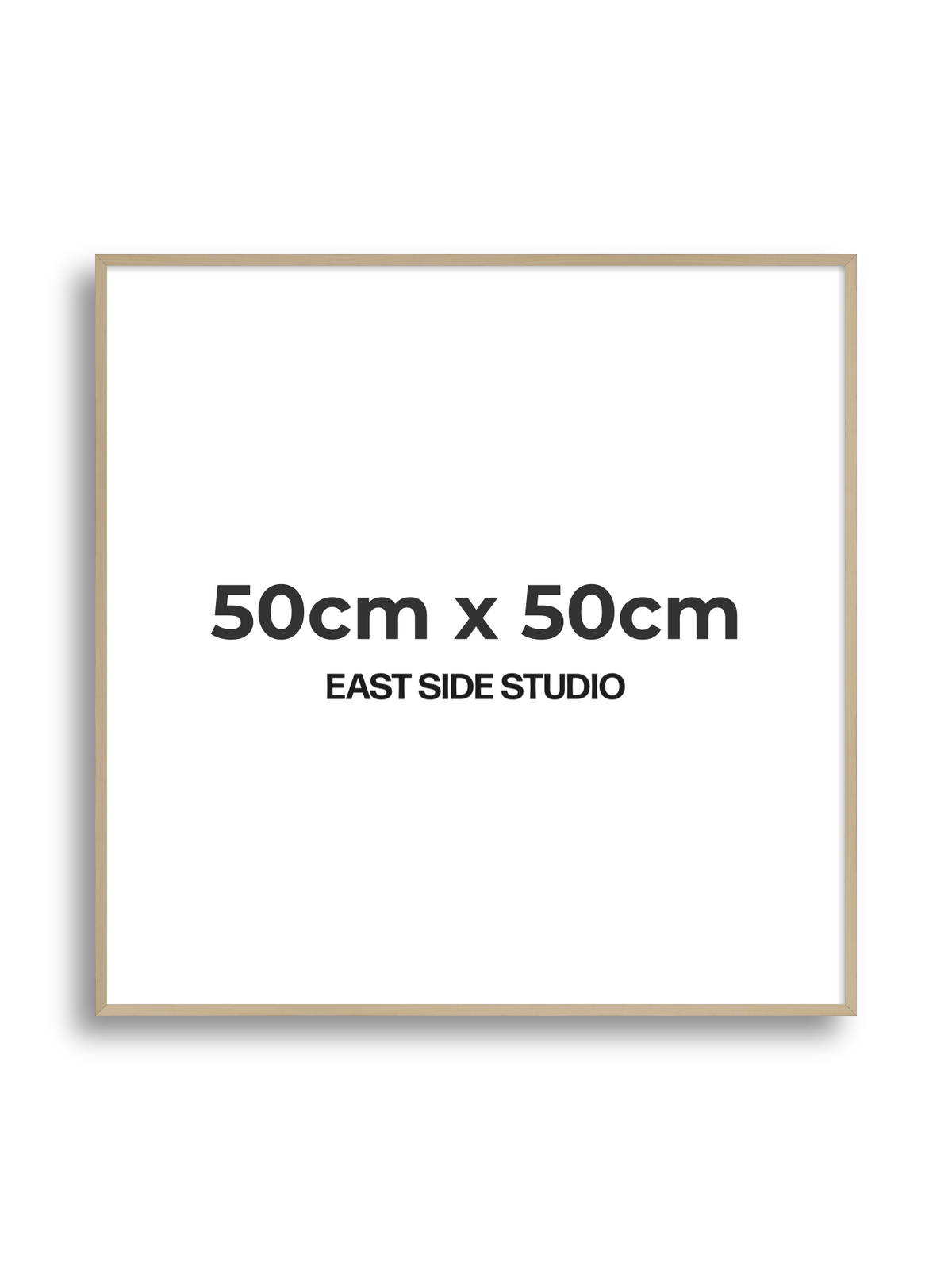 Natural Wood 50cm x 50cm picture frame