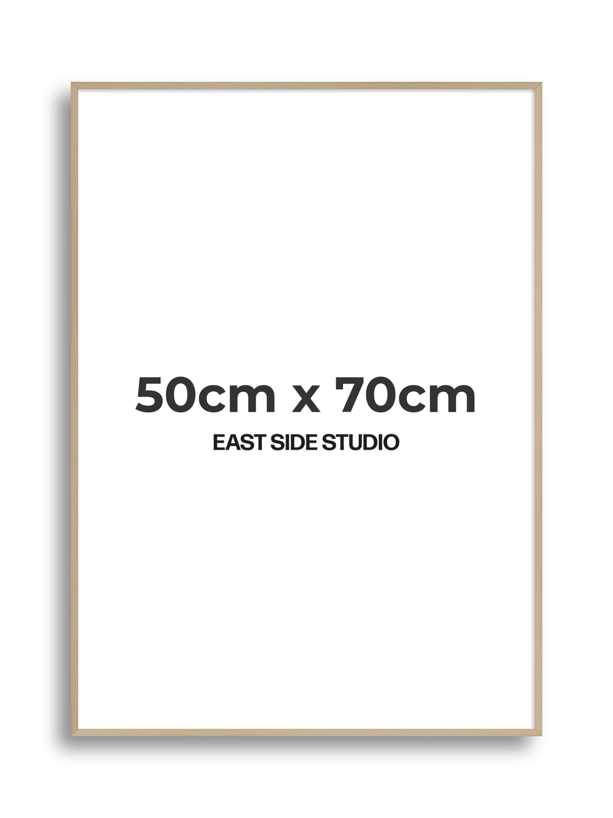 Natural Wood 50cm x 70cm picture frame