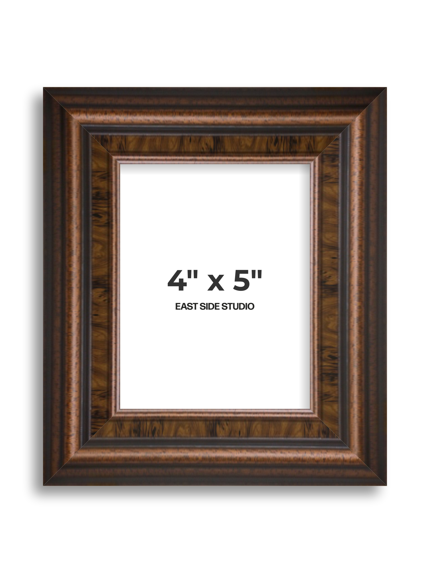 Walnut 4" x 5" picture frame