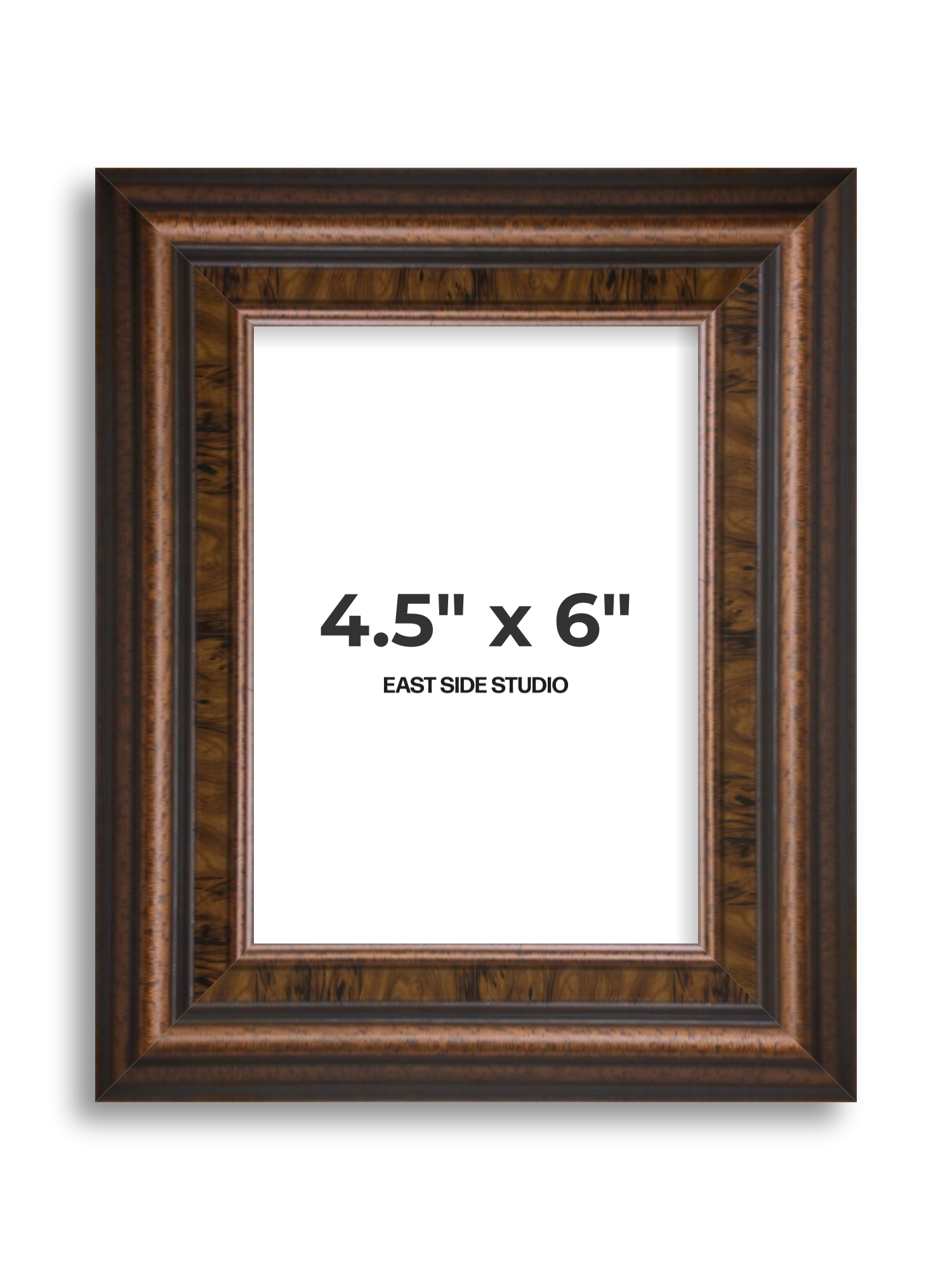 Walnut 4.5" x 6" picture frame