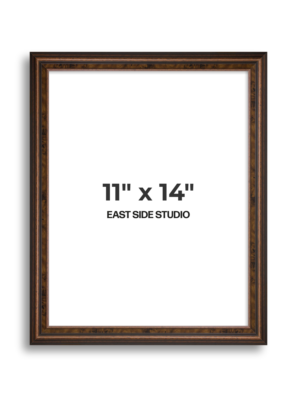 Walnut 11" x 14" picture frame