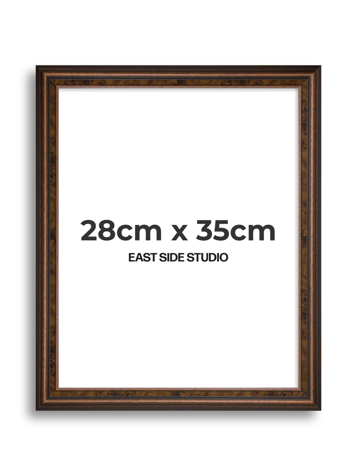 Walnut 28cm x 35cm picture frame