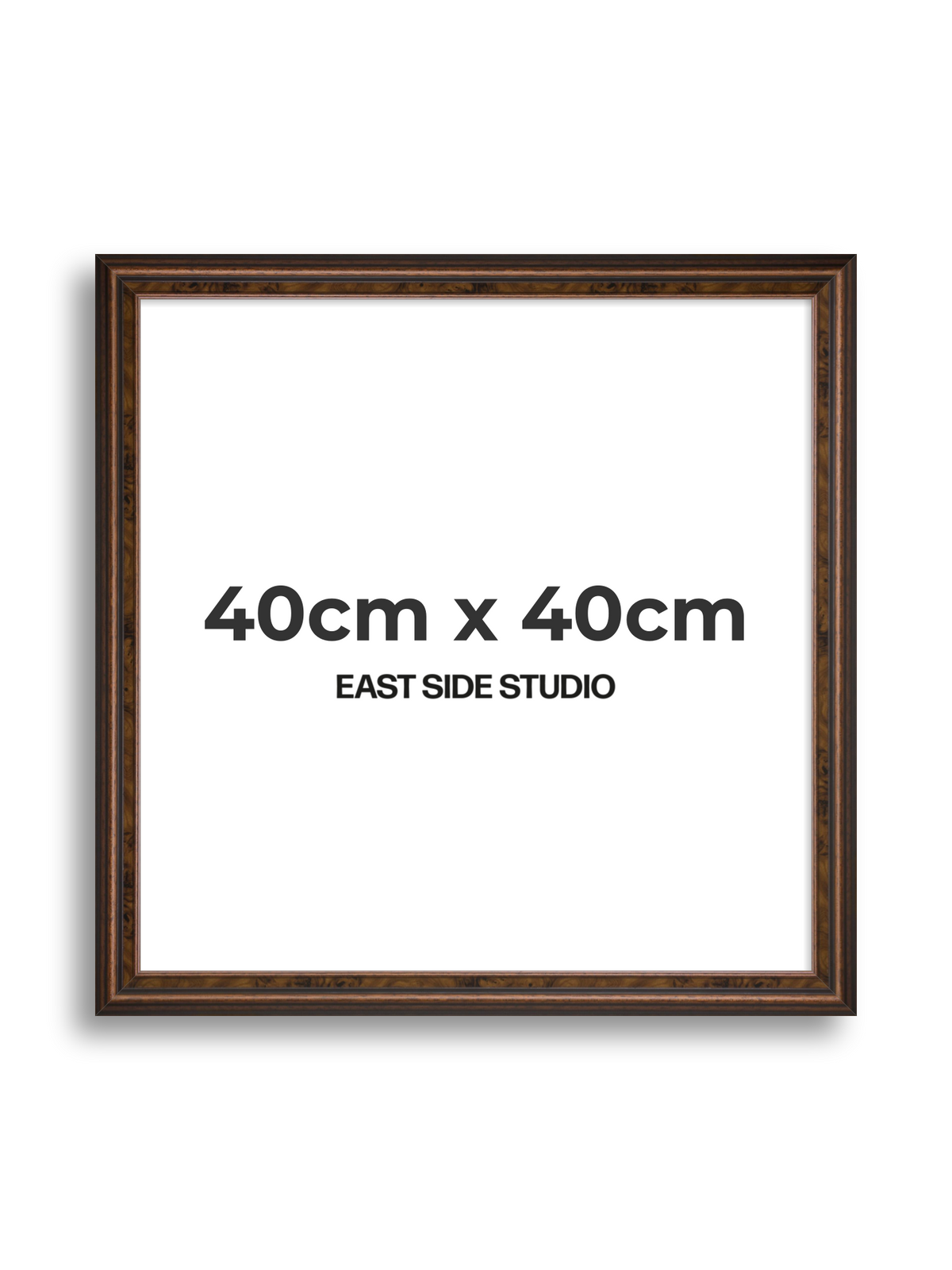 Walnut 40cm x 40cm picture frame