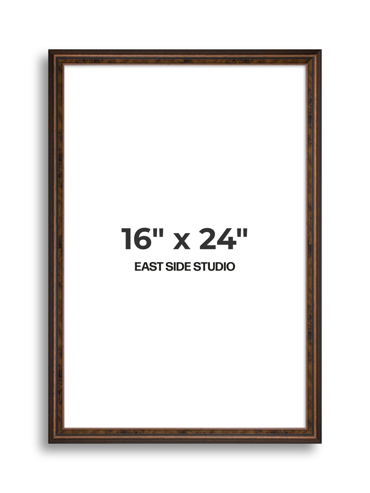 Walnut 16" x 24" picture frame