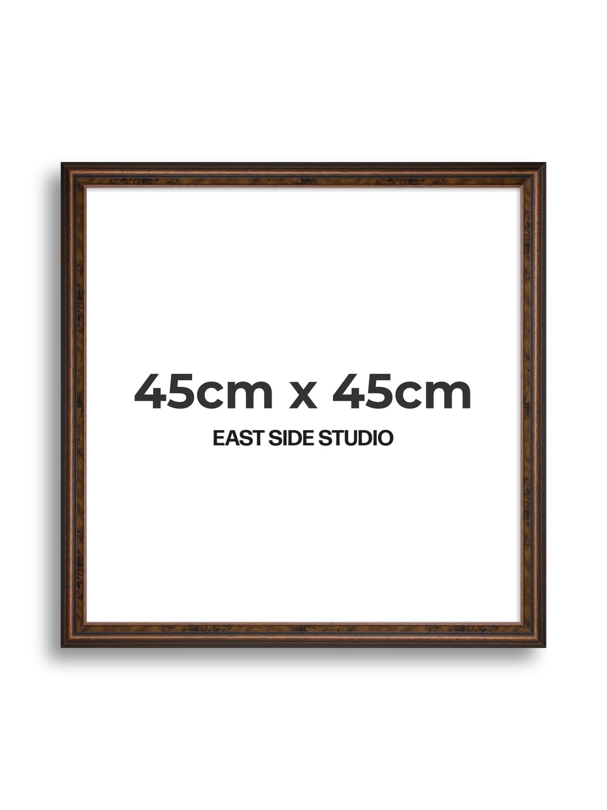 Walnut 45cm x 45cm picture frame