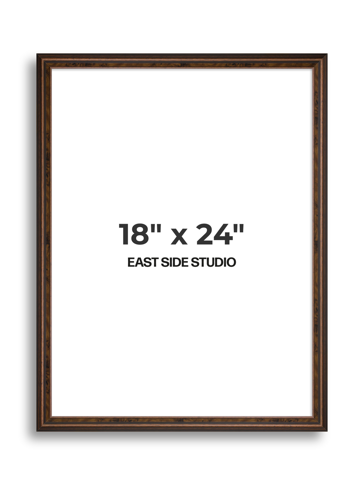 Walnut 18" x 24" picture frame