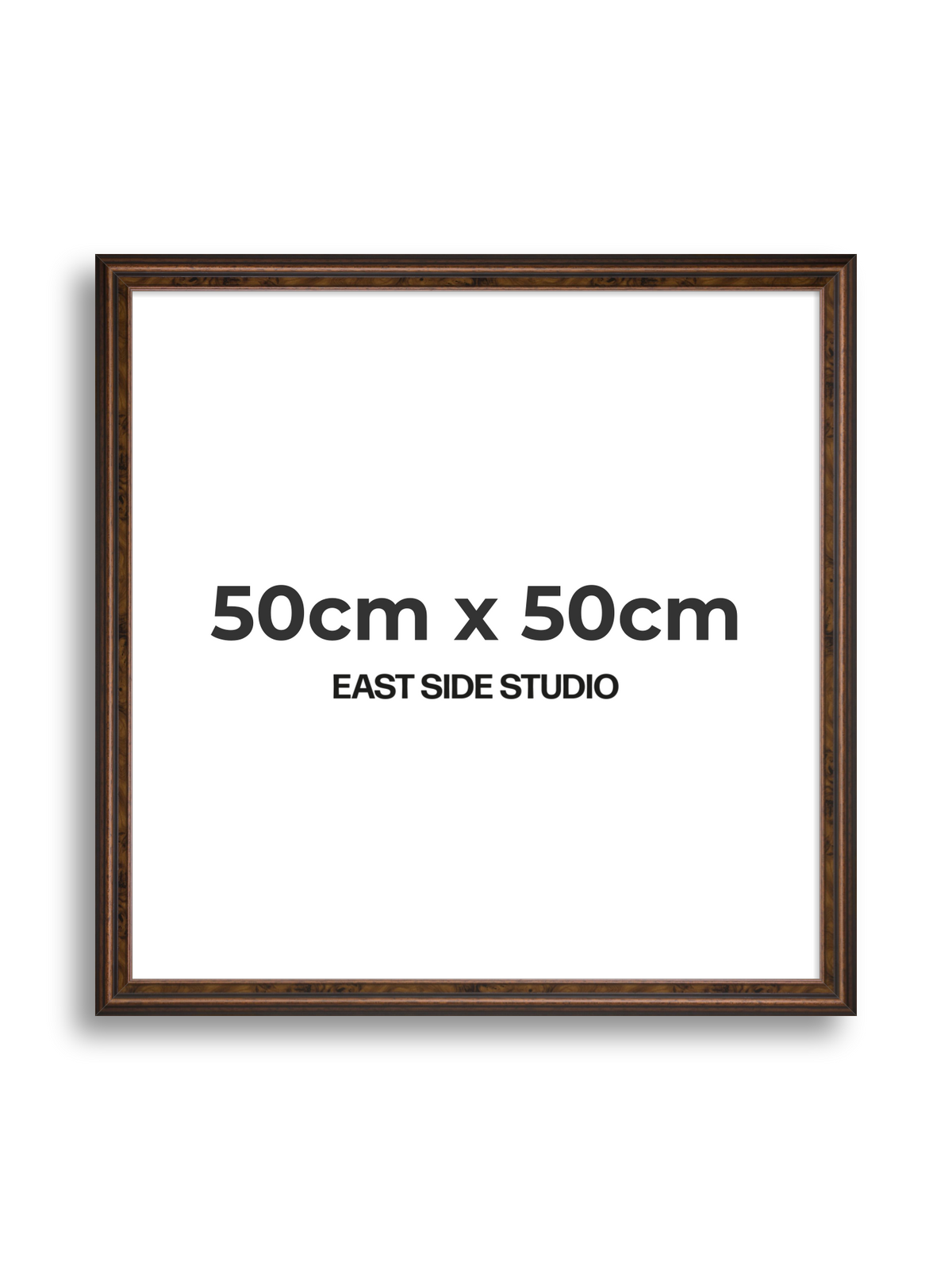 Walnut 50cm x 50cm picture frame
