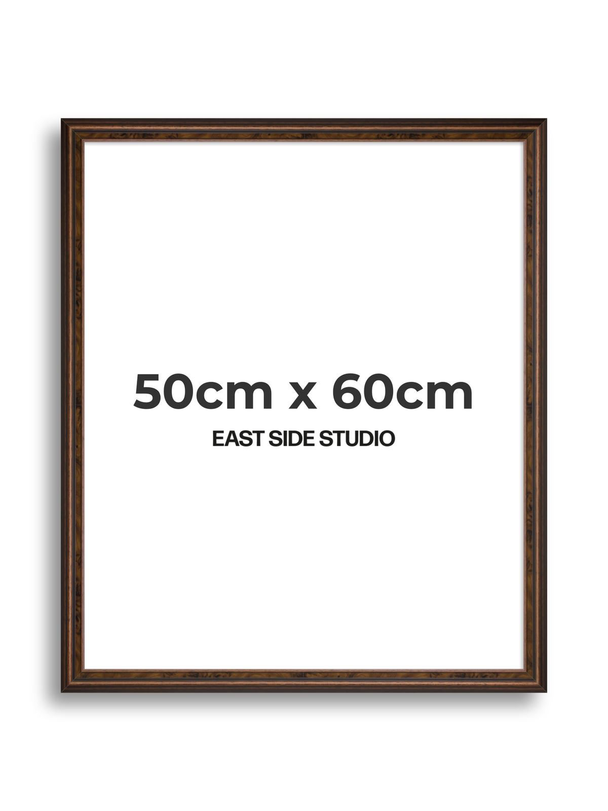 Walnut 50cm x 60cm picture frame