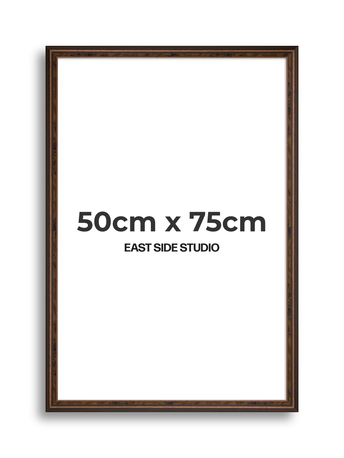 Walnut 50cm x 75cm picture frame