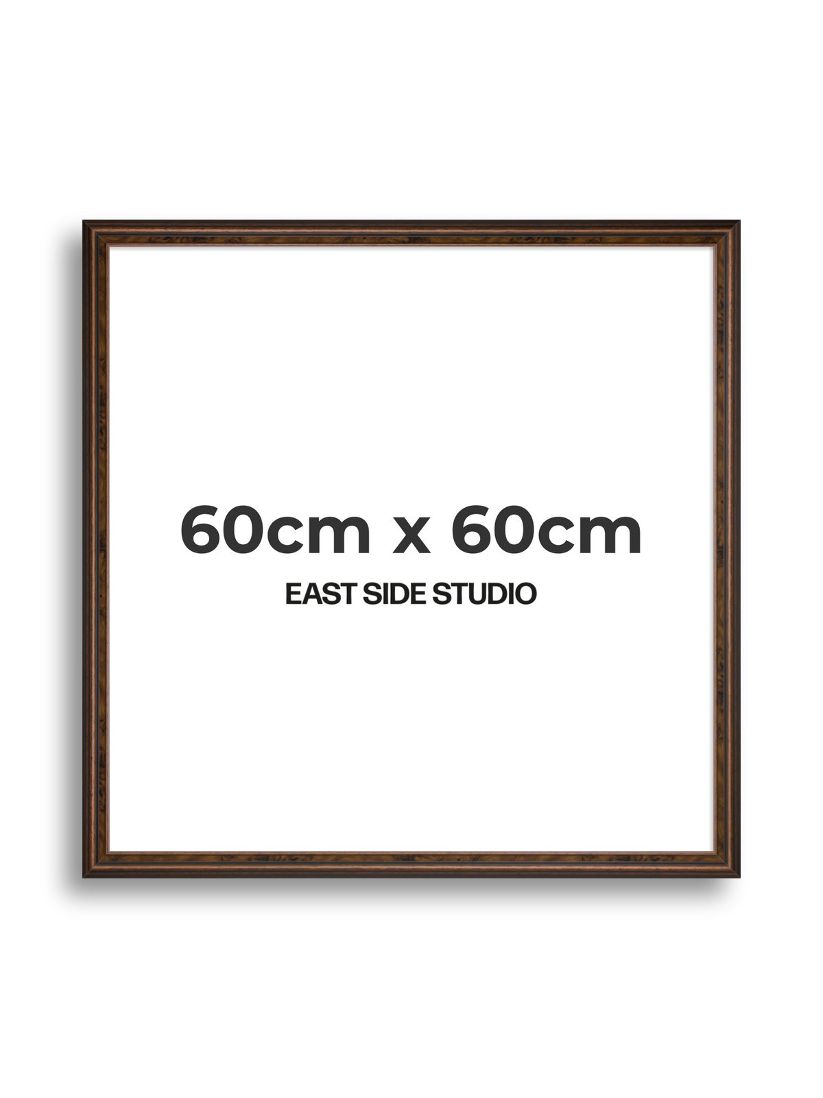 Walnut 60cm x 60cm picture frame