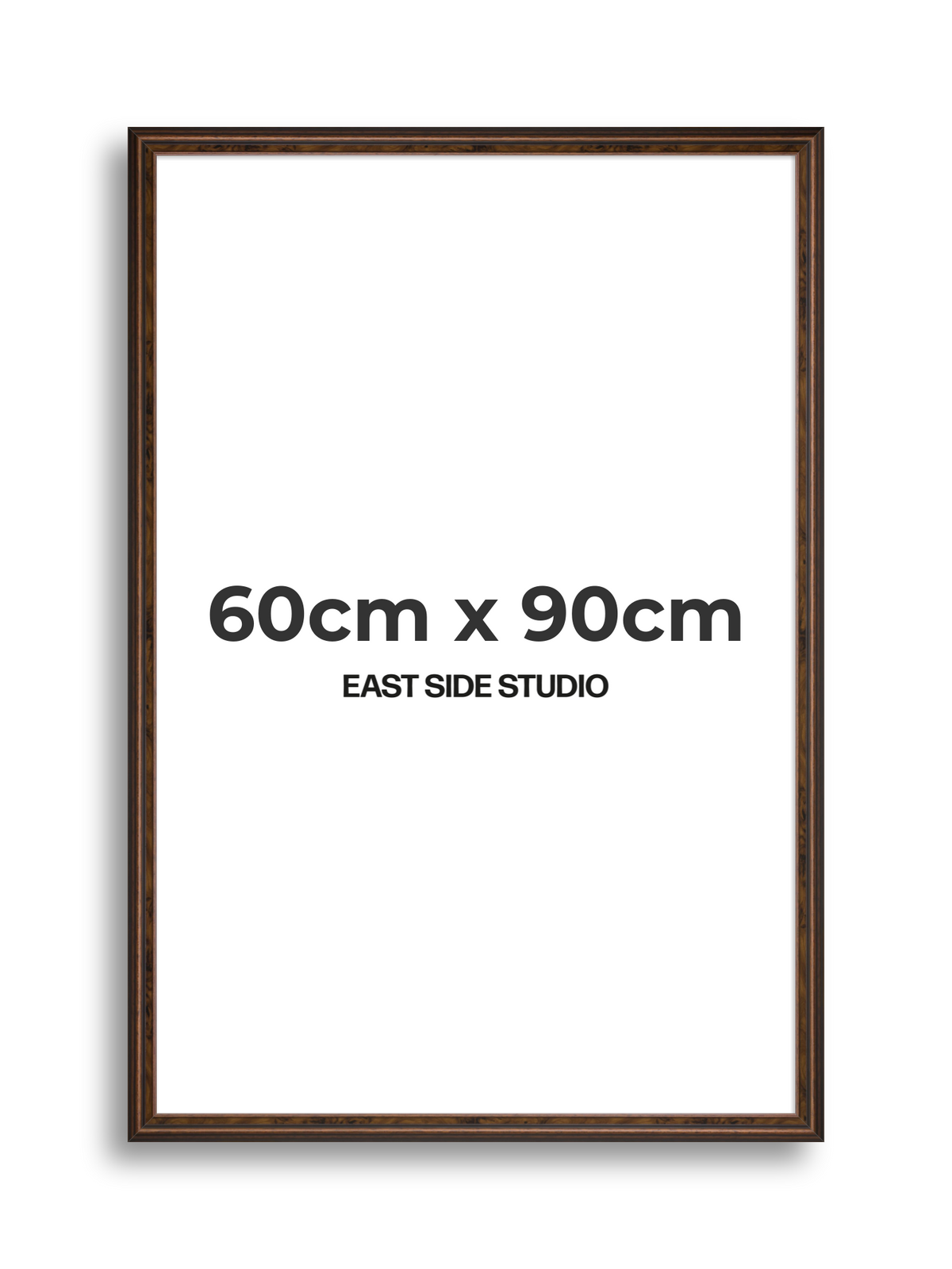 Walnut 60cm x 90cm picture frame